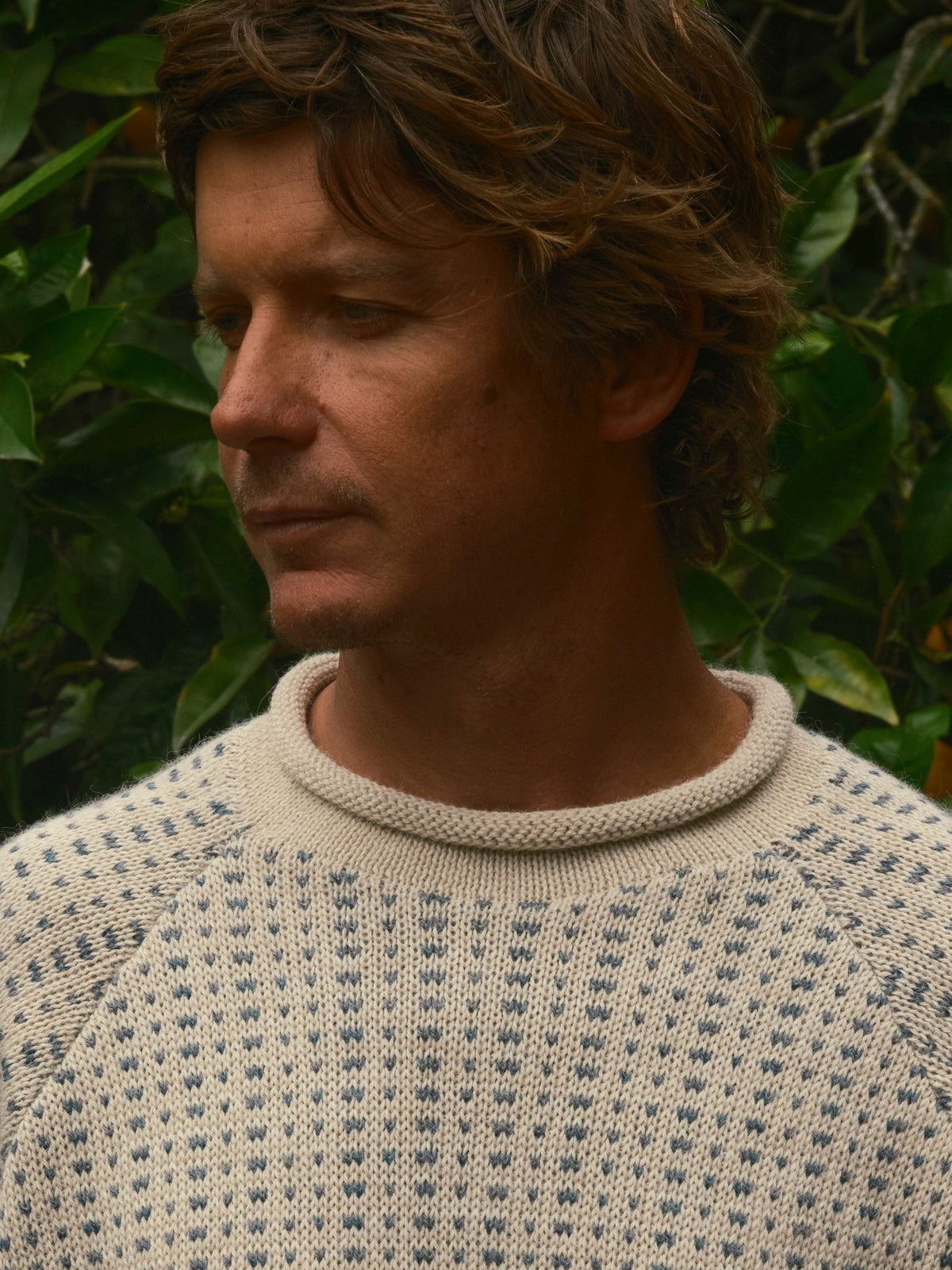 Birdseye Fisherman Sweater - S - Mollusk Surf Shop