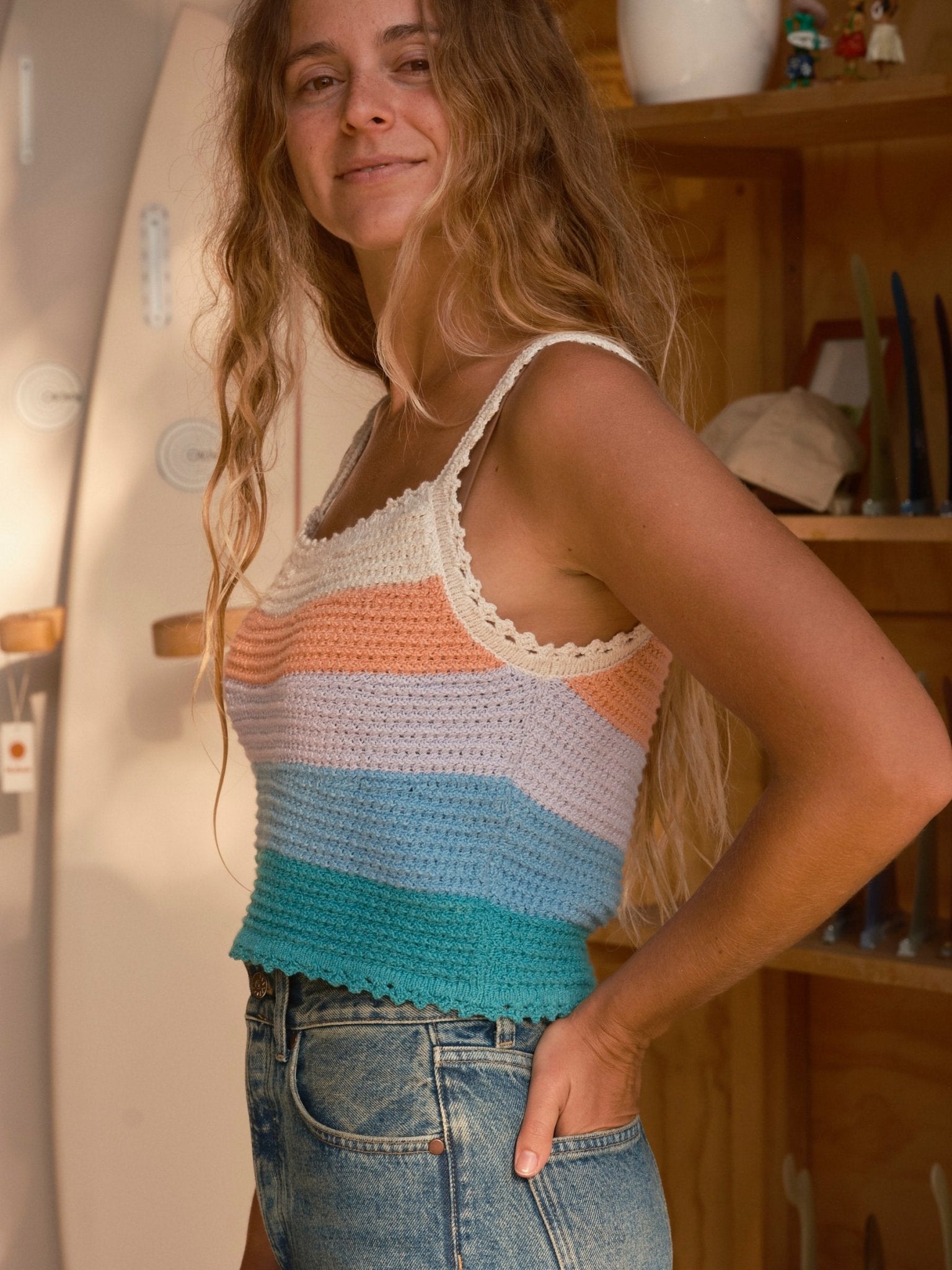 Crochet Cami - XS - Mollusk Surf Shop