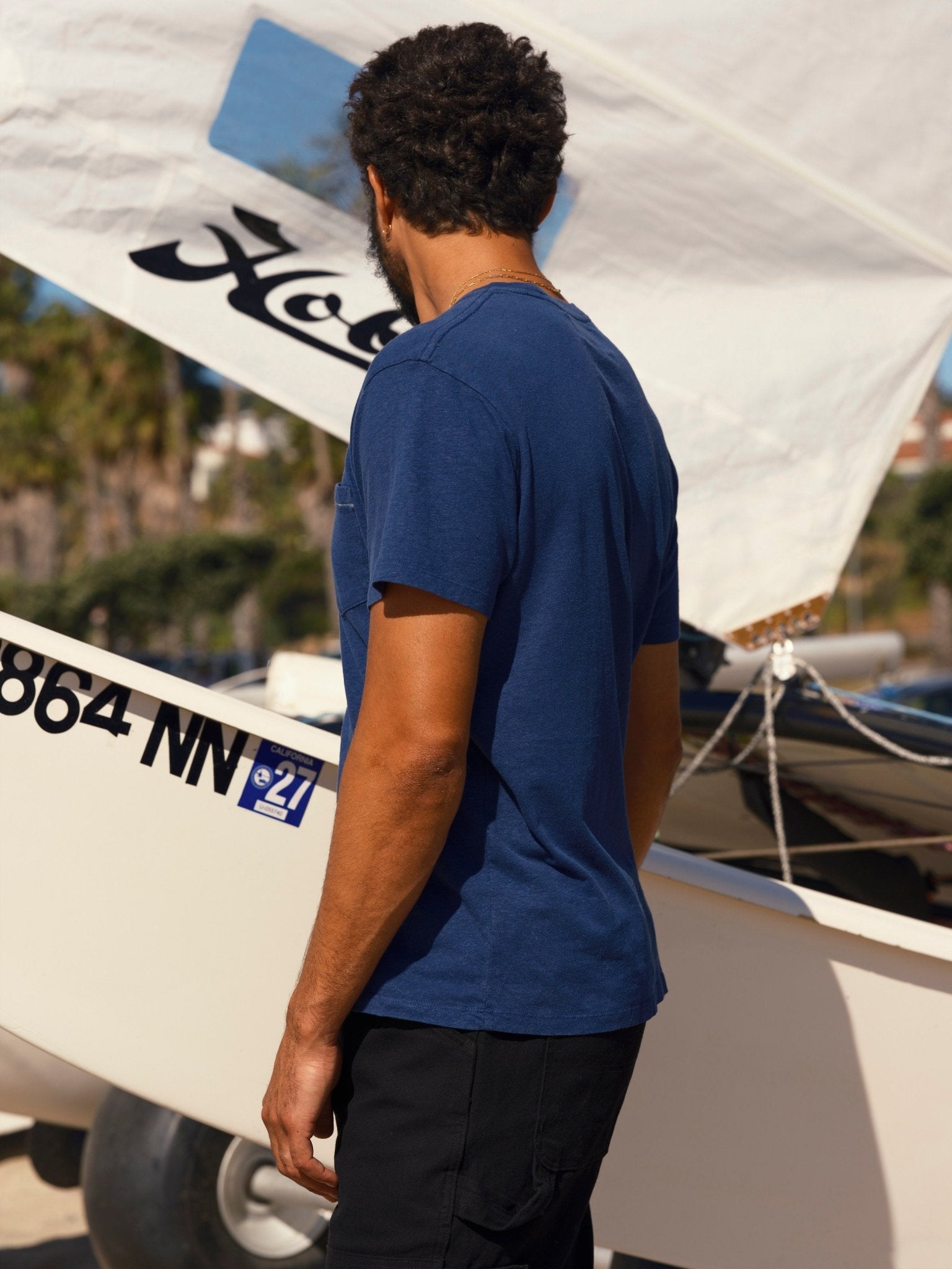 Hemp Pocket Tee - S - Mollusk Surf Shop