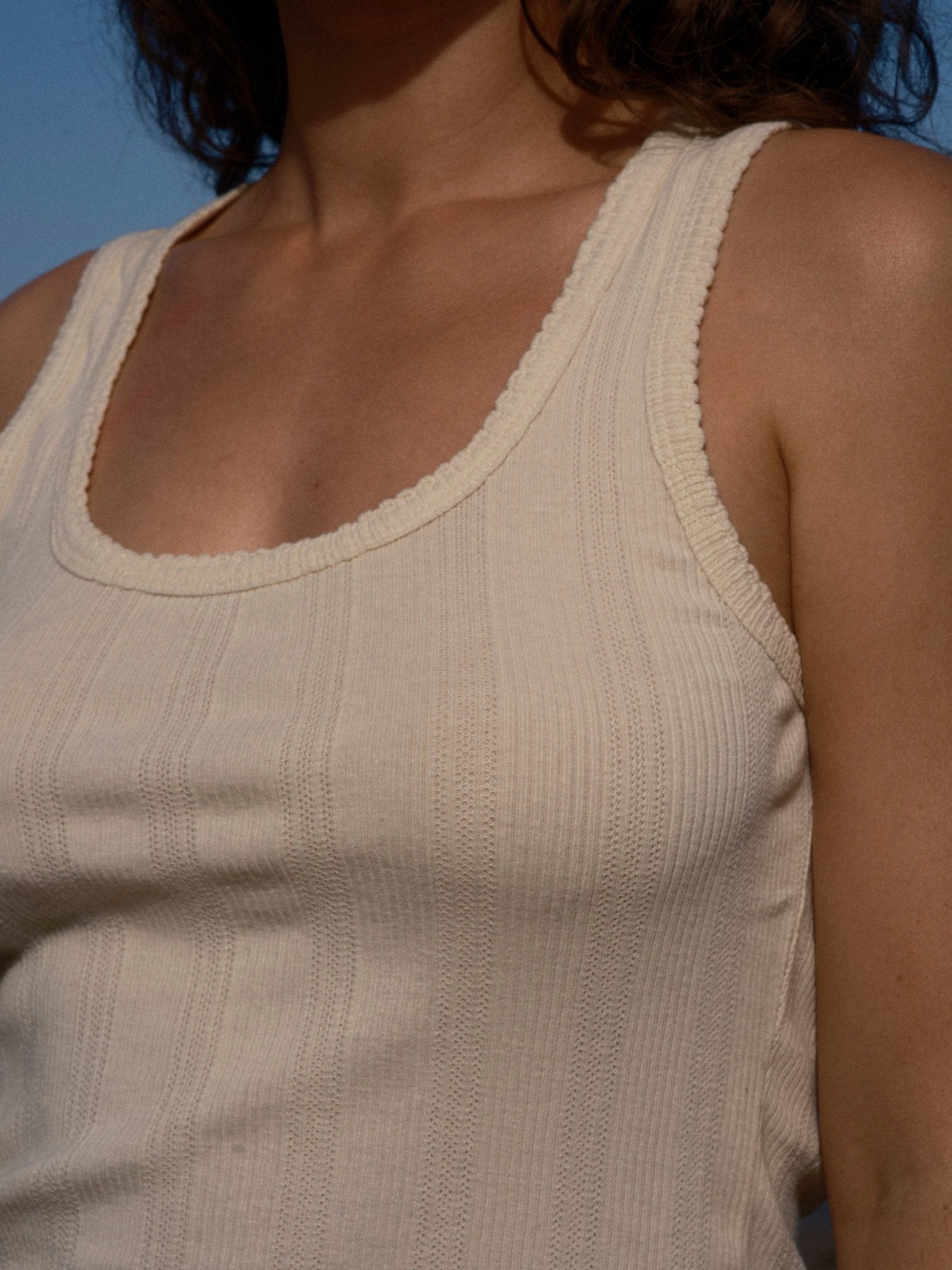 Pointelle Tank - XS - Mollusk Surf Shop