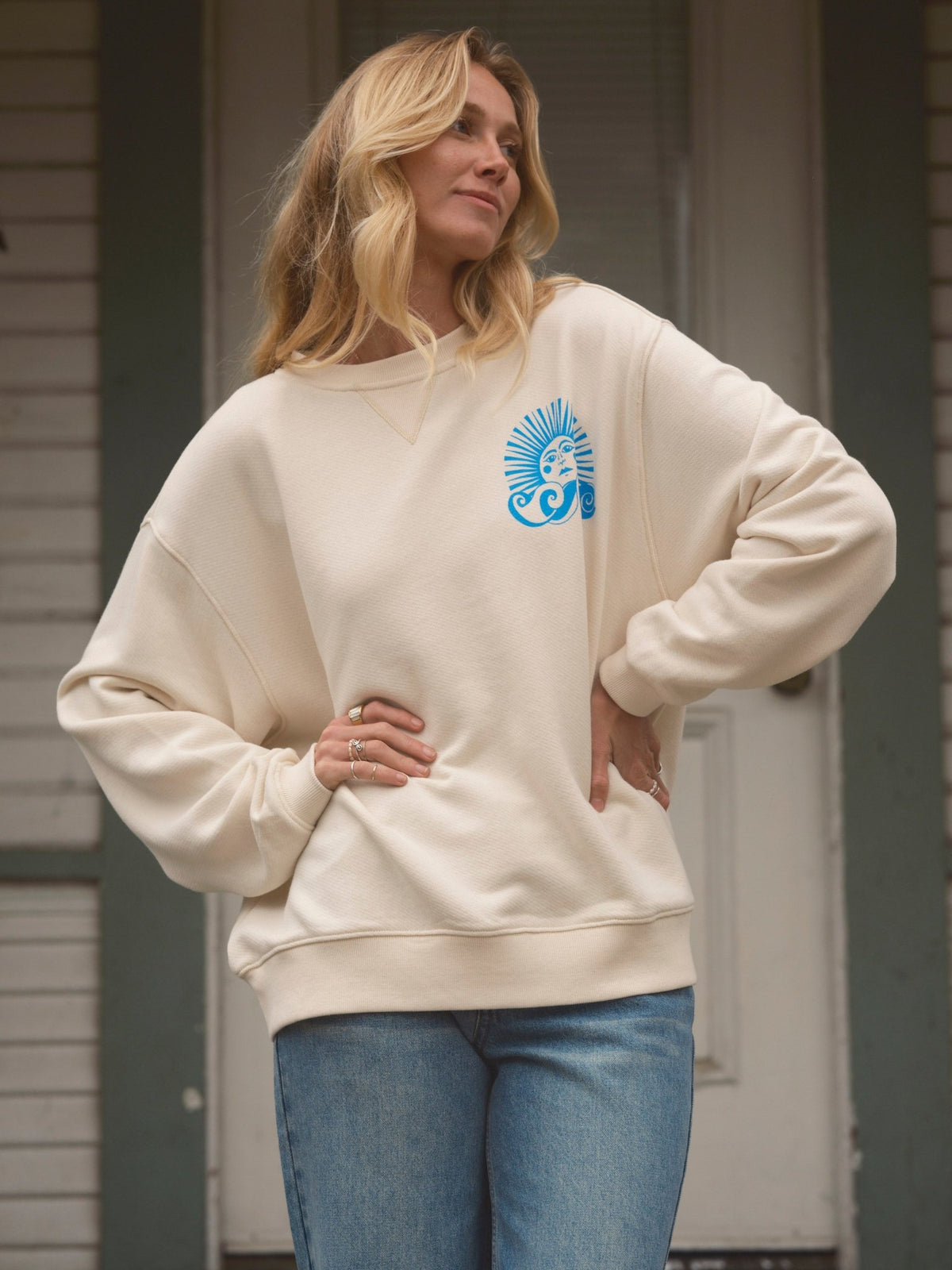 Slouchy Goddess Sweatshirt - XS - Mollusk Surf Shop