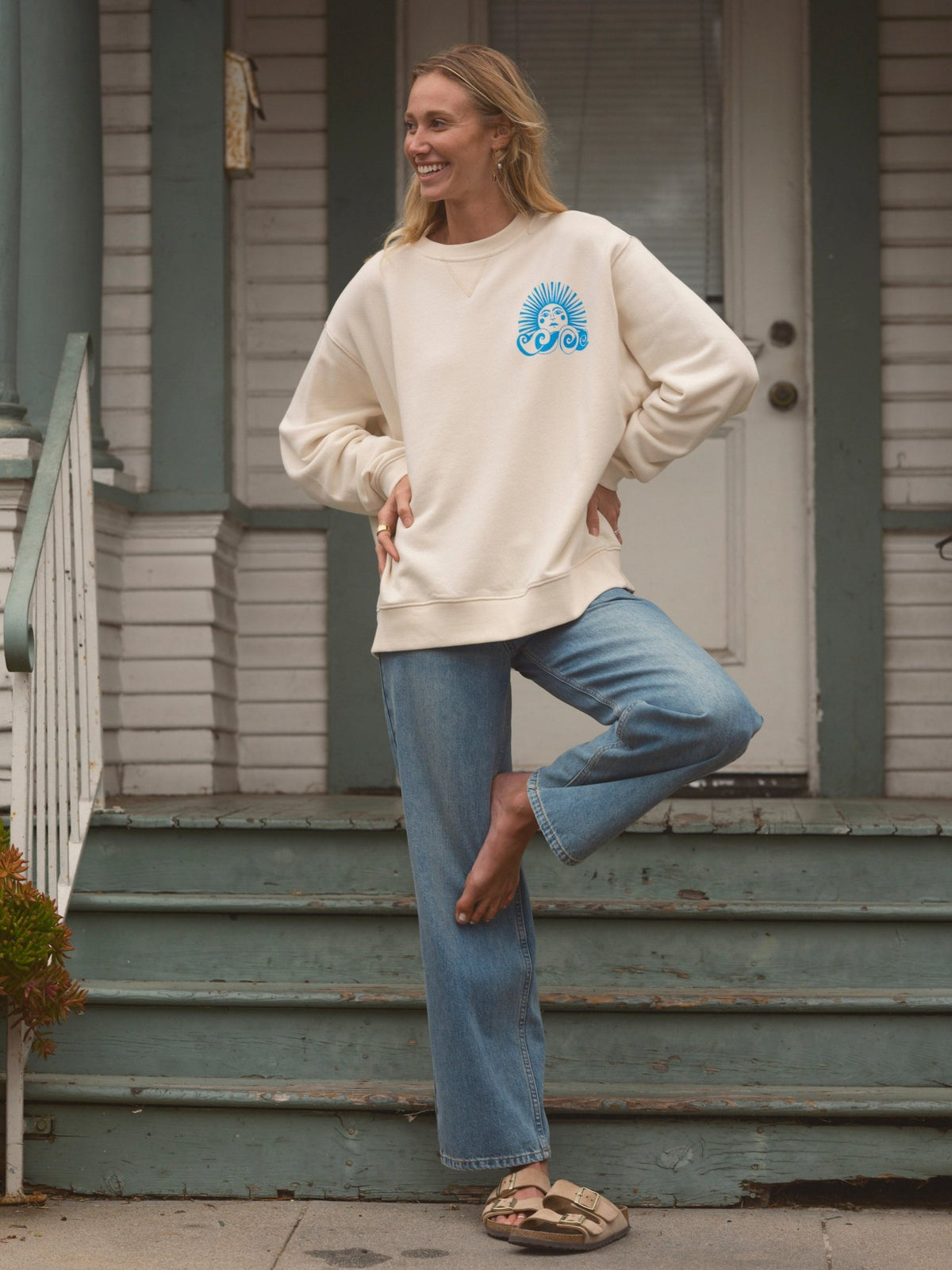 Slouchy Goddess Sweatshirt - XS - Mollusk Surf Shop