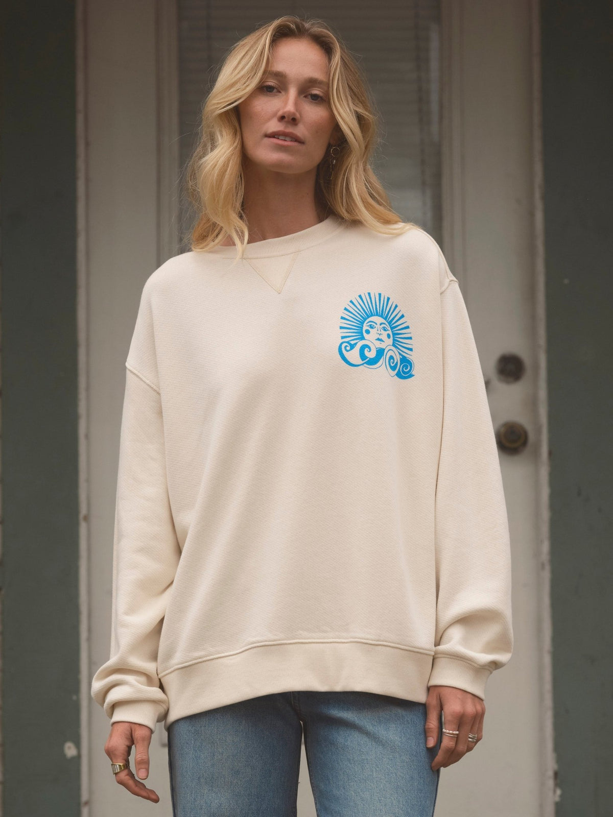 Slouchy Goddess Sweatshirt - XS - Mollusk Surf Shop