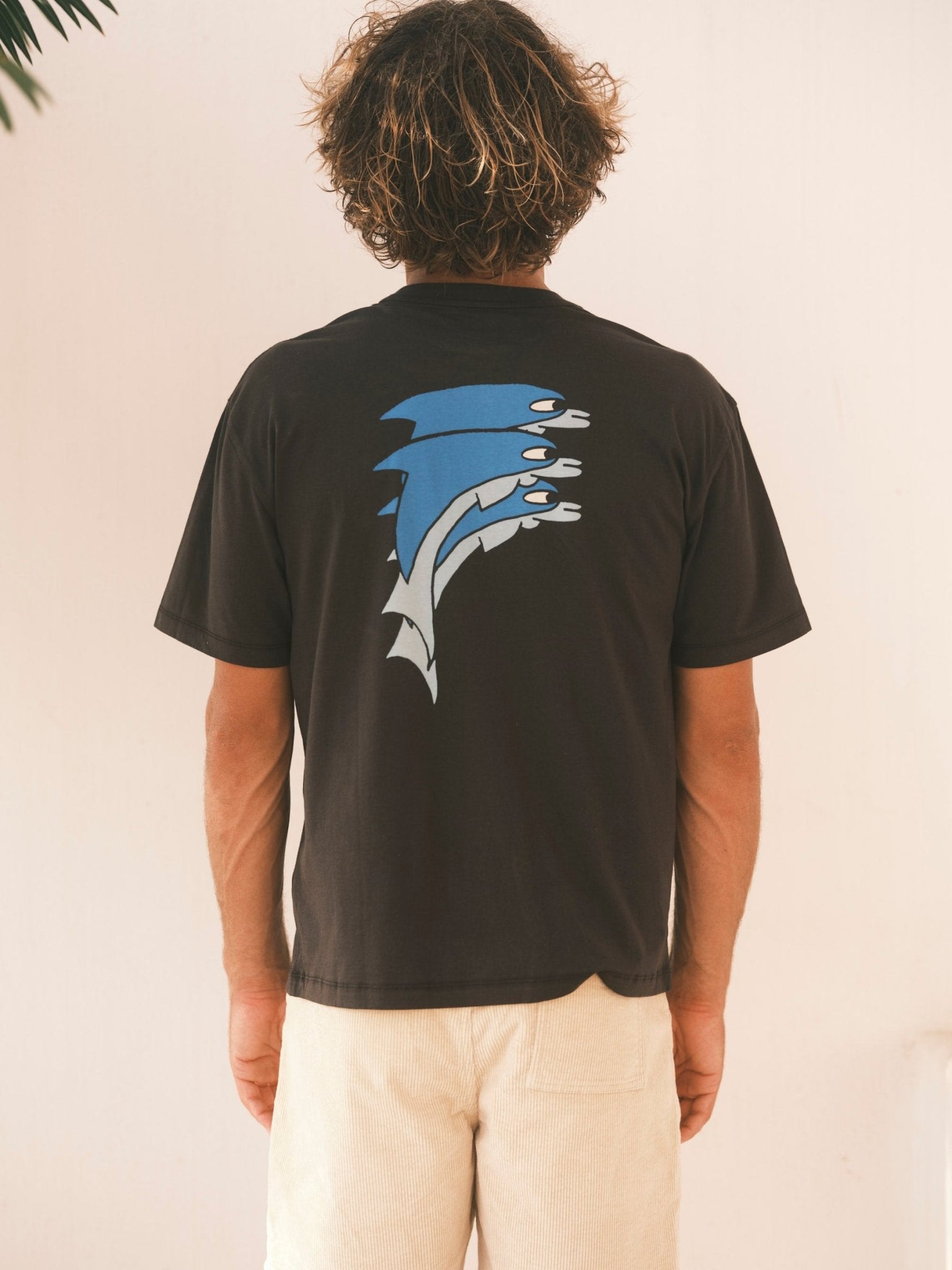 Triple Dolphin Tee - S - Mollusk Surf Shop