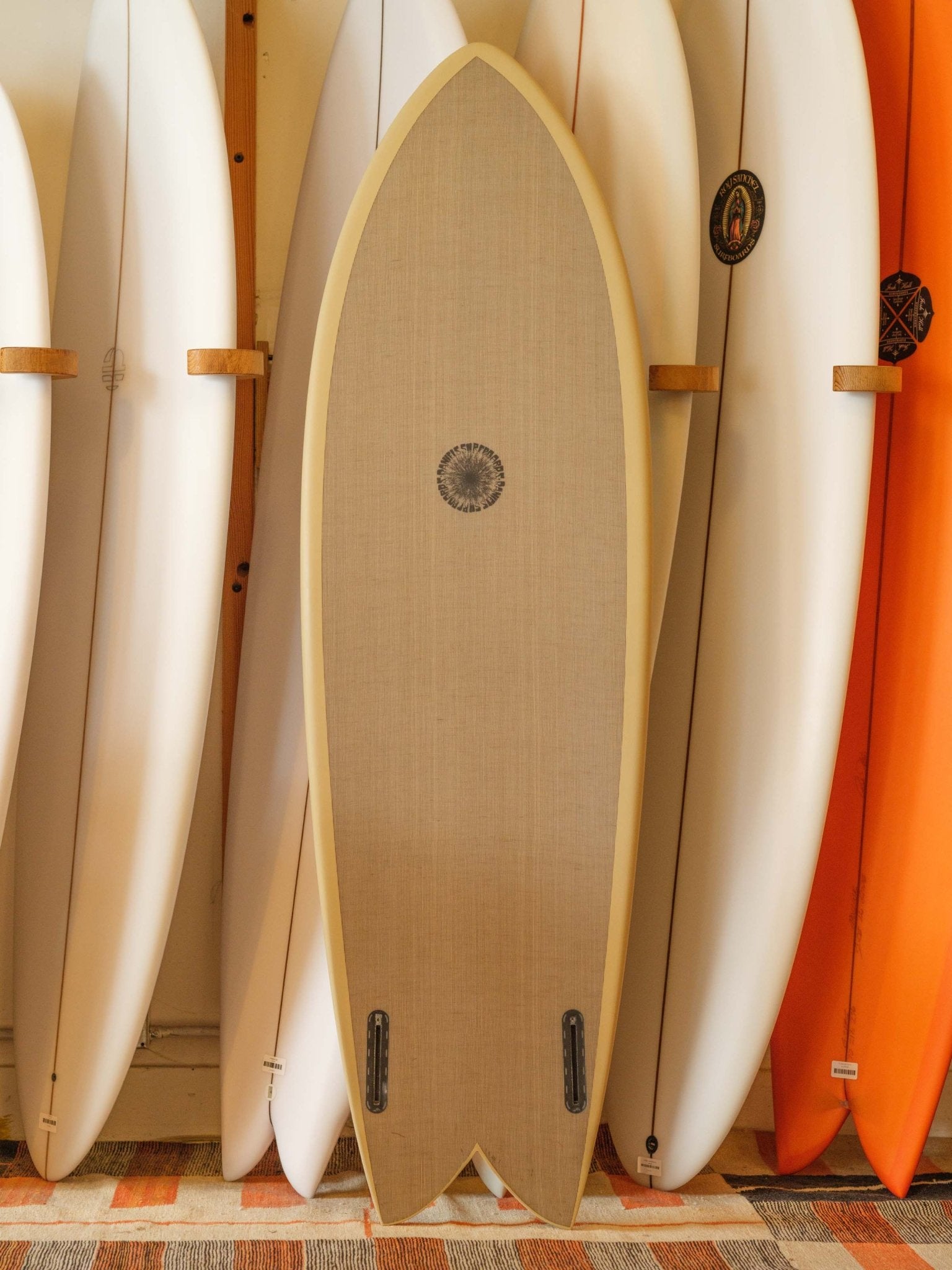 5'10 Daniels Lucid Fish - Flax - Mollusk Surf Shop