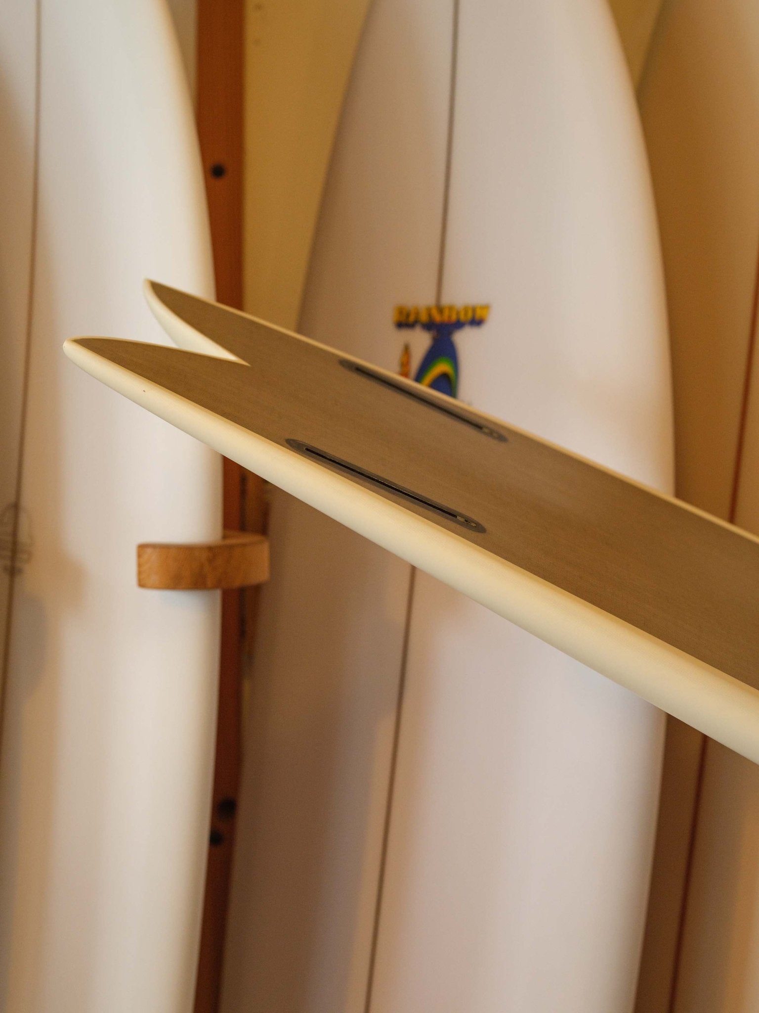 5'8 Daniels Lucid Fish - Flax - Mollusk Surf Shop - description