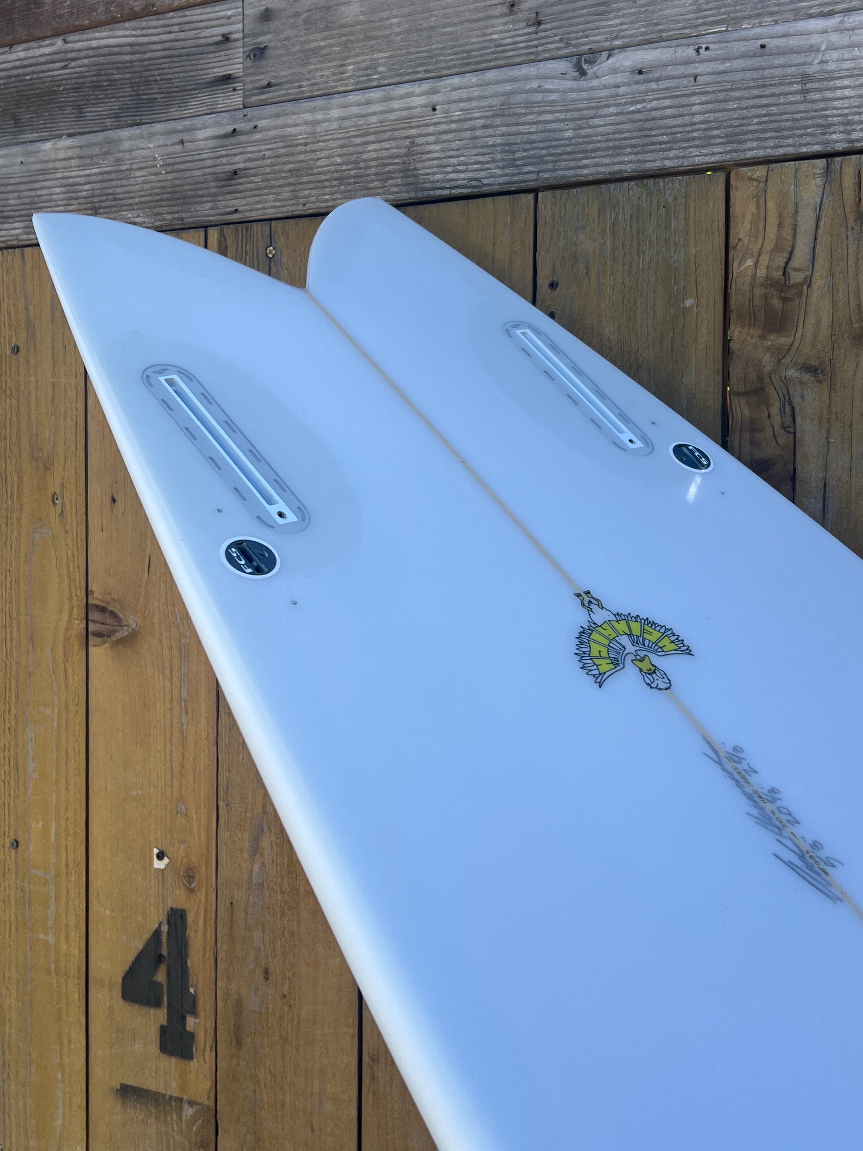 5'8 Heinrich Mod Twinzer - Mollusk Surf Shop - description