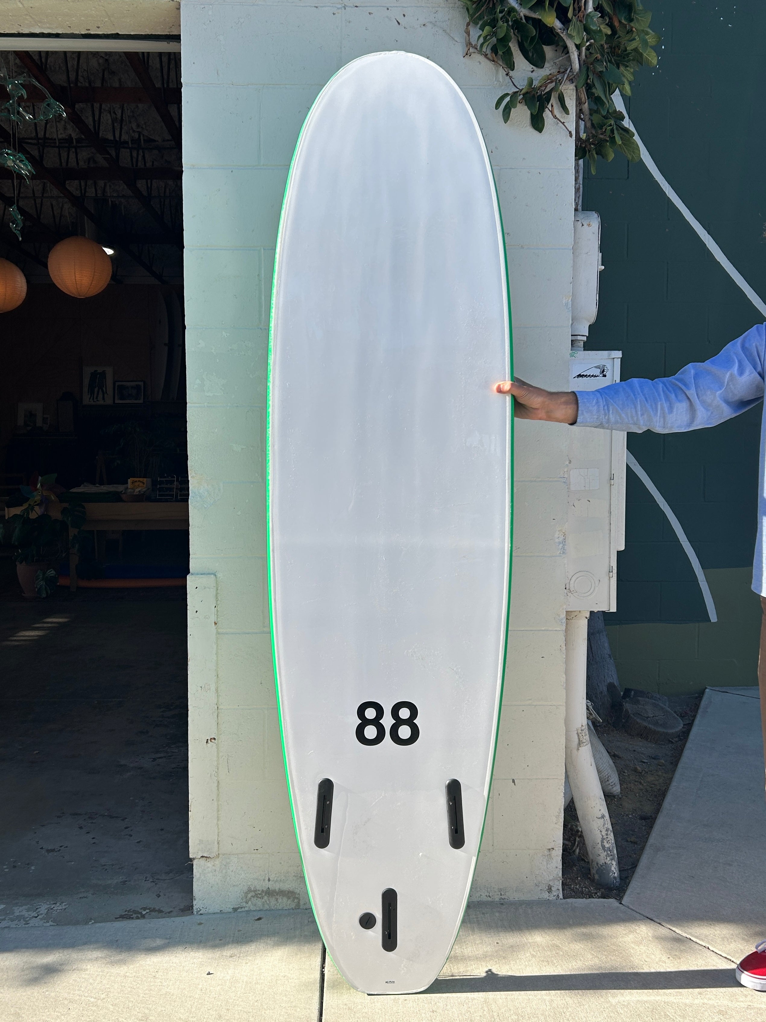 7'0 88 Soft - Top Tri Green - Mollusk Surf Shop
