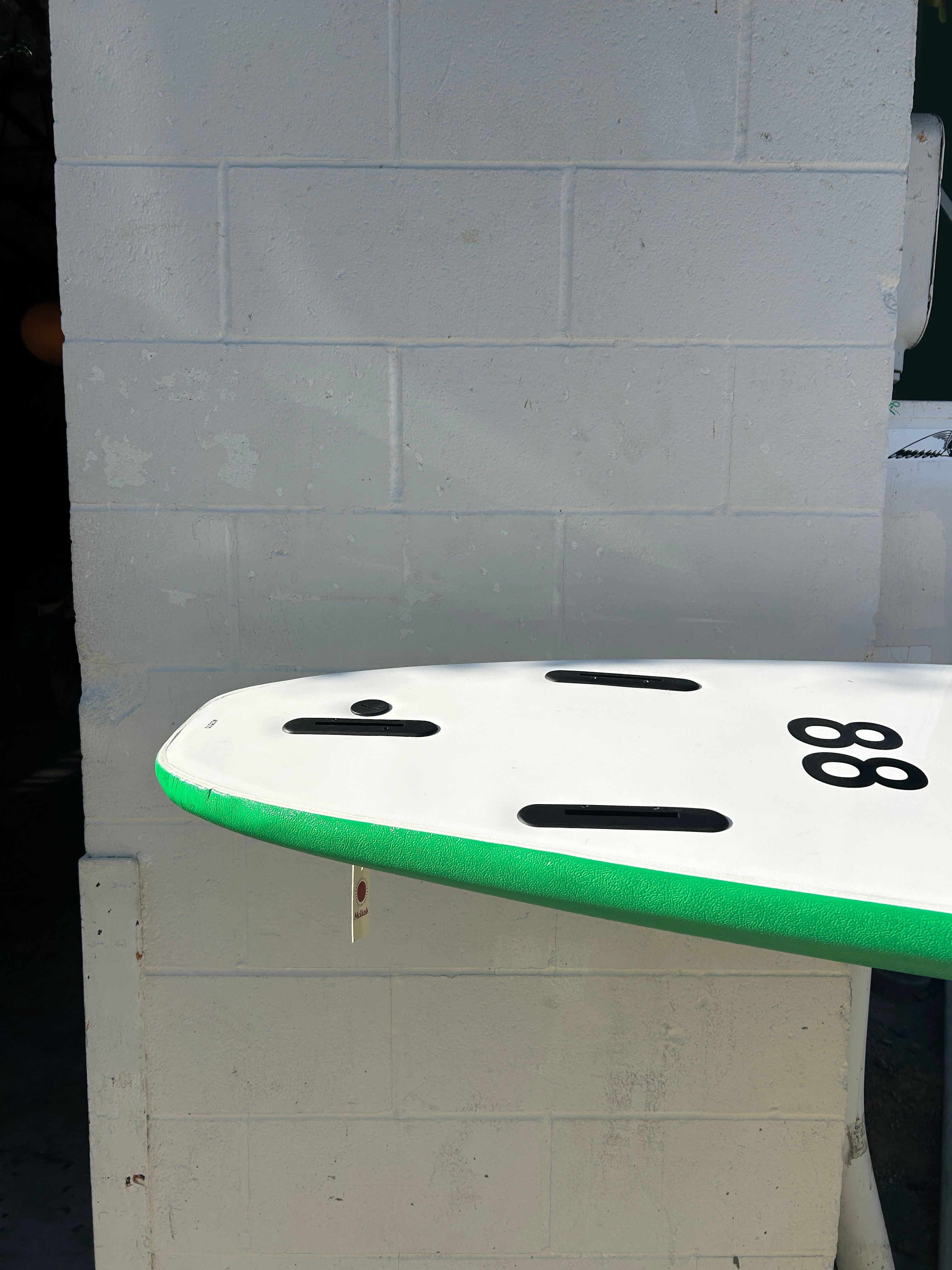 7'0 88 Soft - Top Tri Green - Mollusk Surf Shop - description