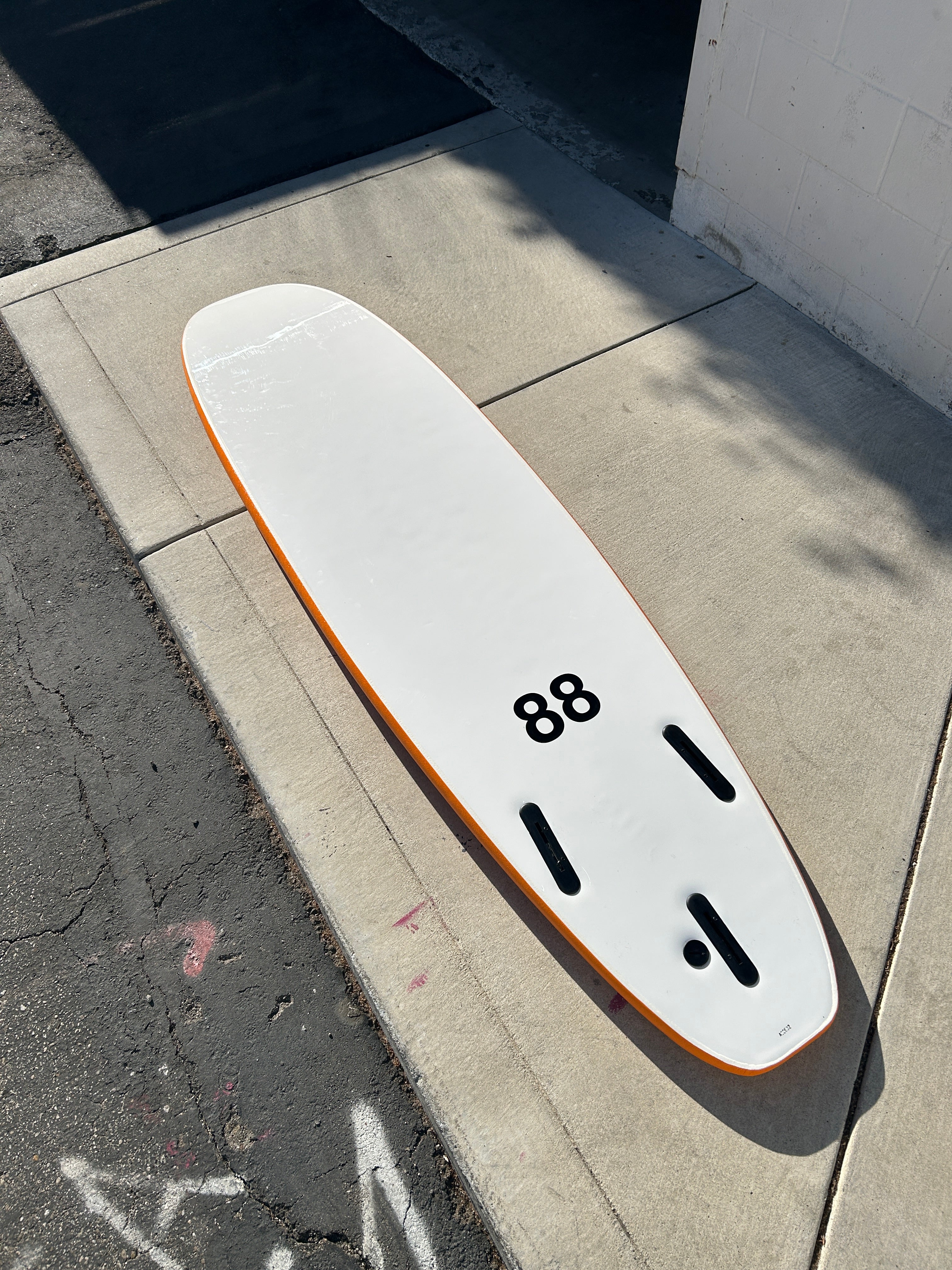 7'0 88 Soft - Top Tri Orange - Mollusk Surf Shop - description
