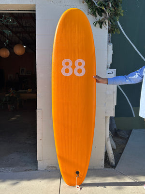 7'0 88 Soft - Top Tri Orange - Mollusk Surf Shop