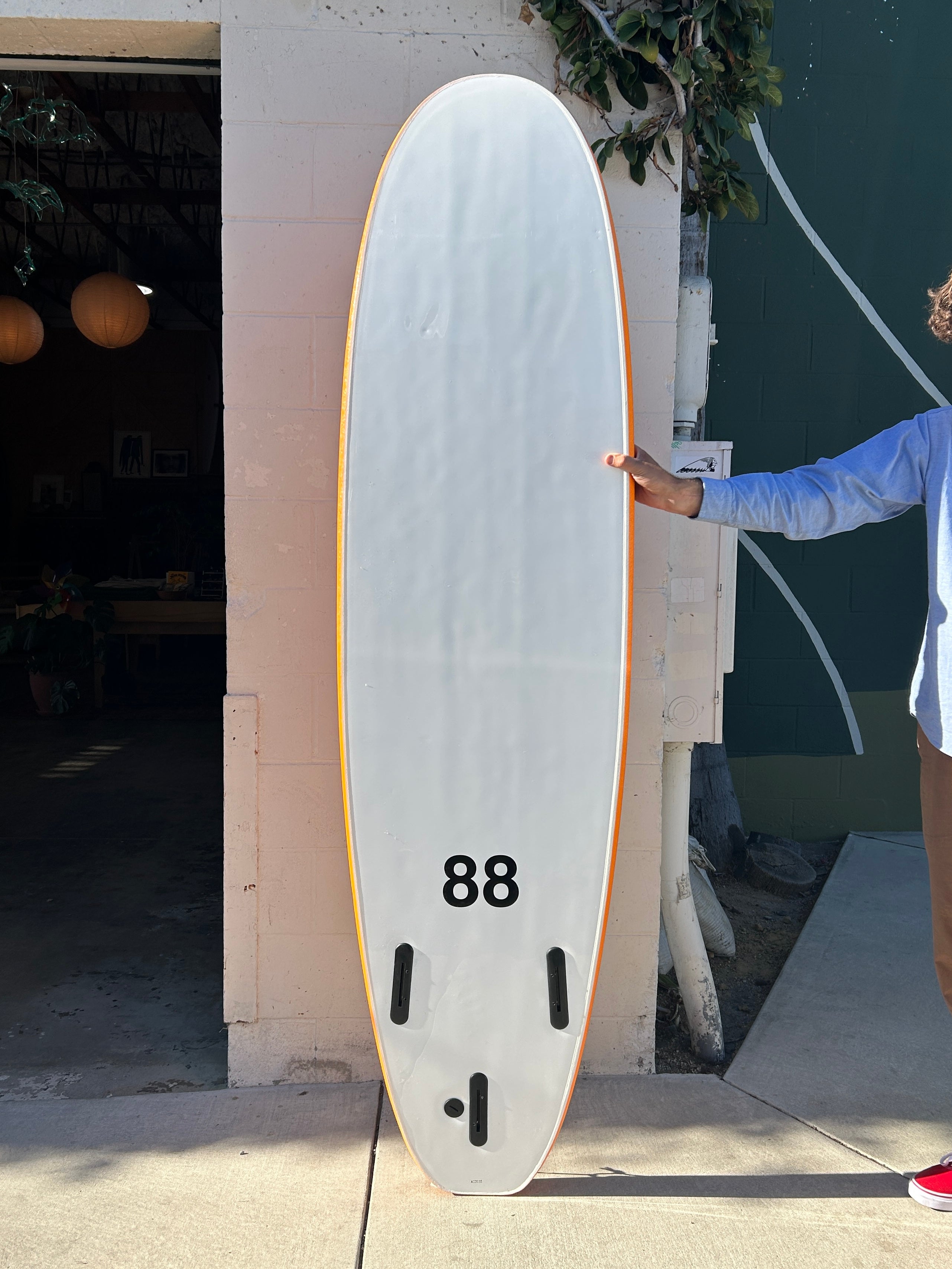7'0 88 Soft - Top Tri Orange - Mollusk Surf Shop