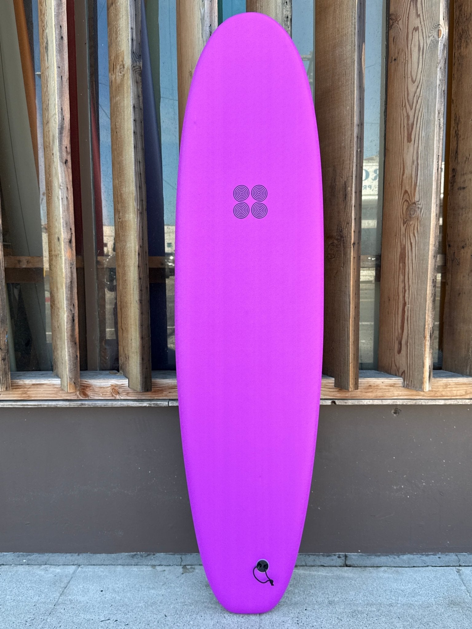 7'0 88 Surfboard ~ Black/Purple - Mollusk Surf Shop