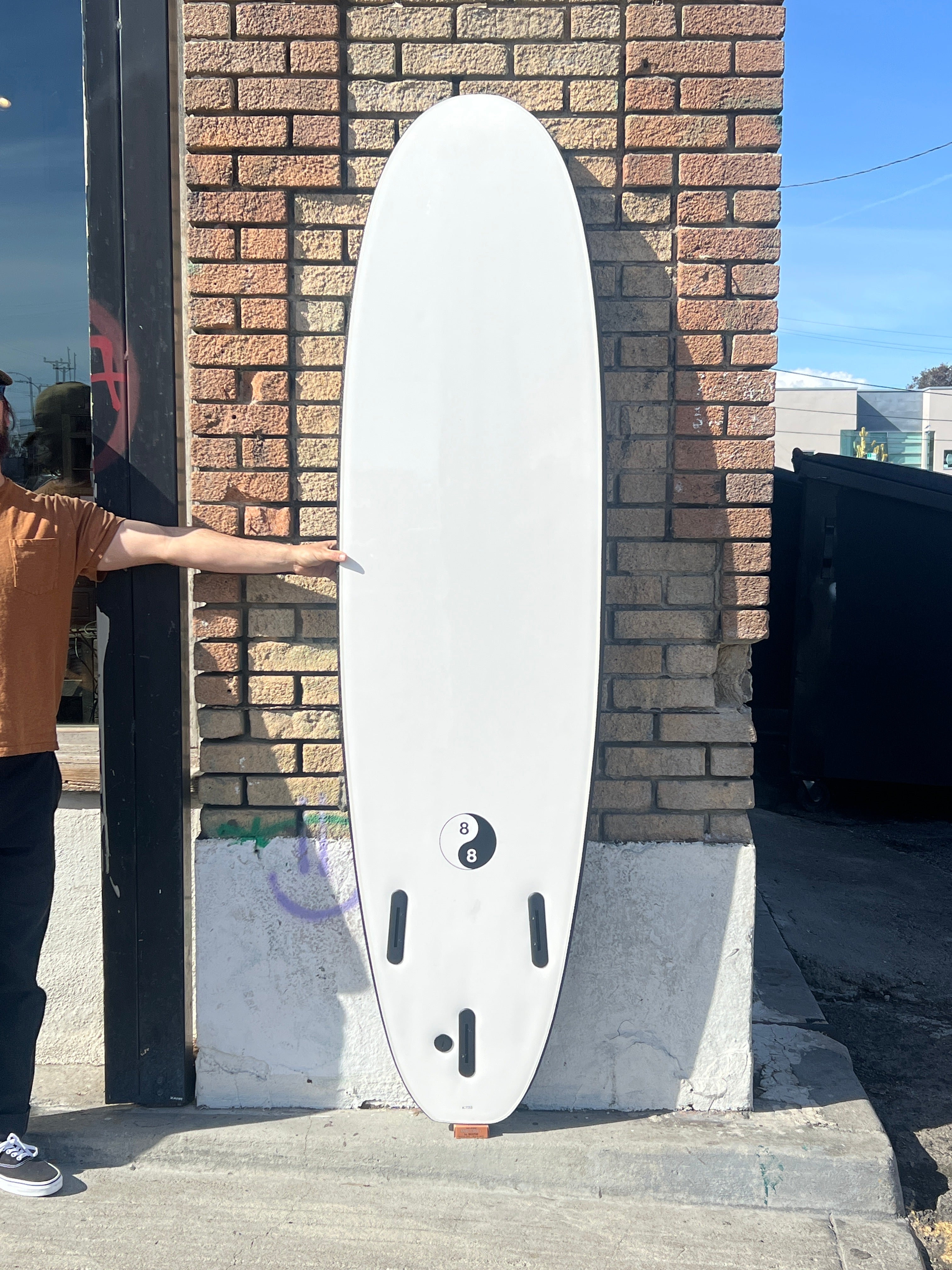 7'0 88 Surfboard ~ Black/White - Mollusk Surf Shop