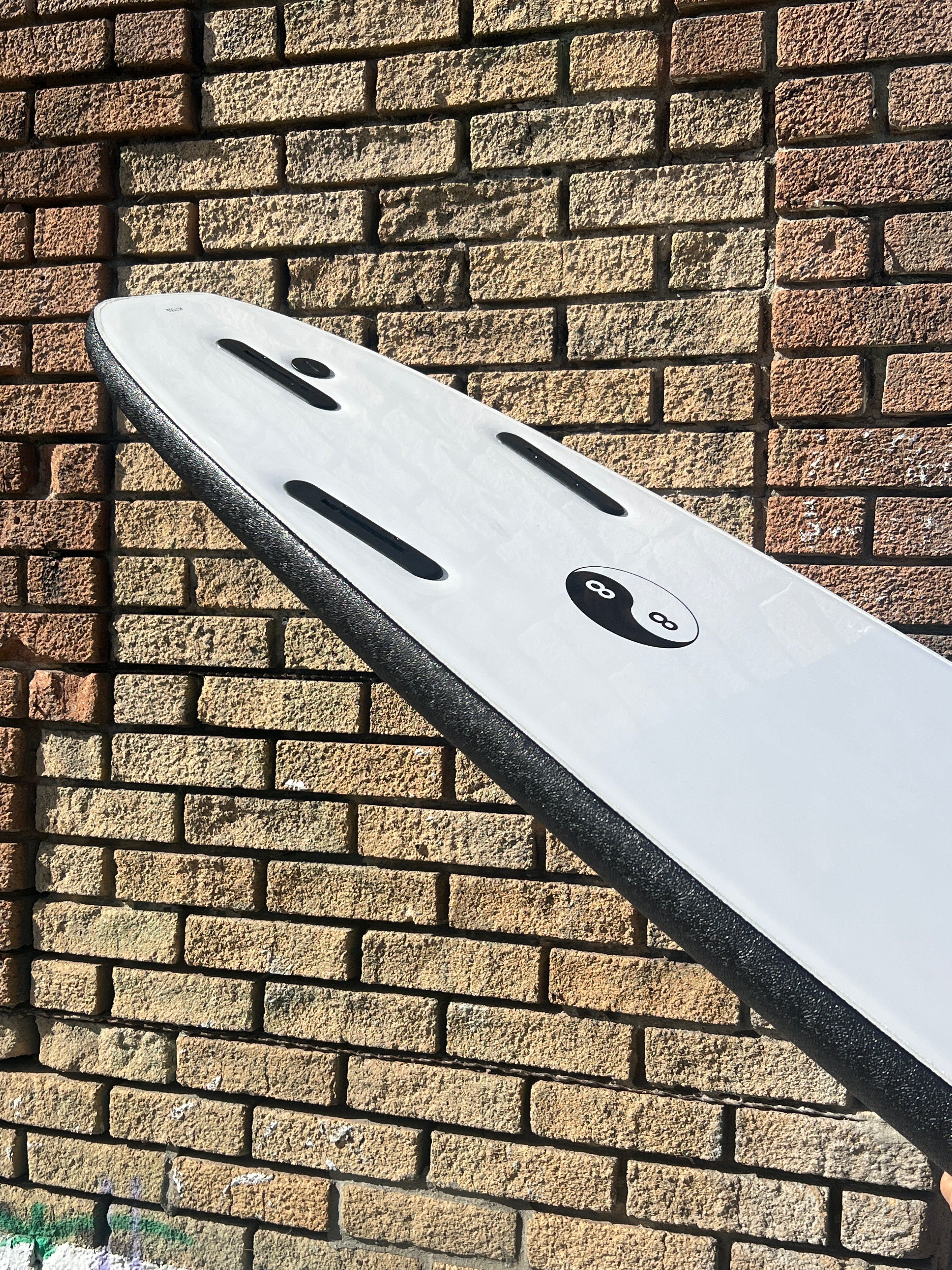 7'0 88 Surfboard ~ Black/White - Mollusk Surf Shop - description