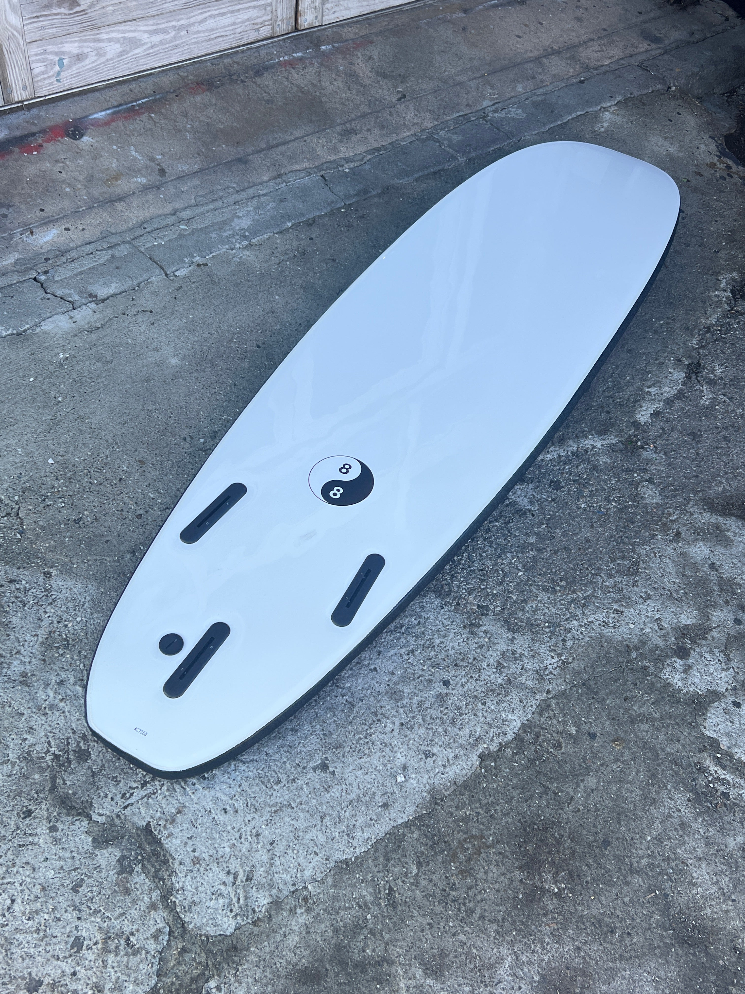 7'0 88 Surfboard ~ Black/White - Mollusk Surf Shop