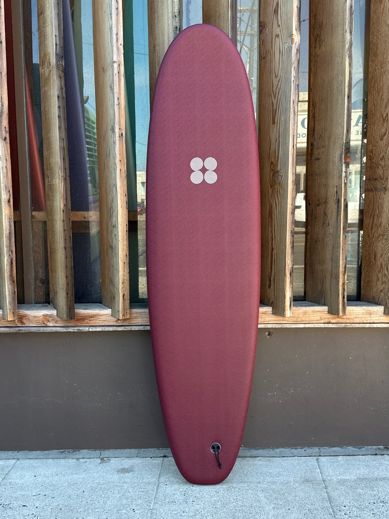 7'0 88 Surfboard - Burgundy - Mollusk Surf Shop