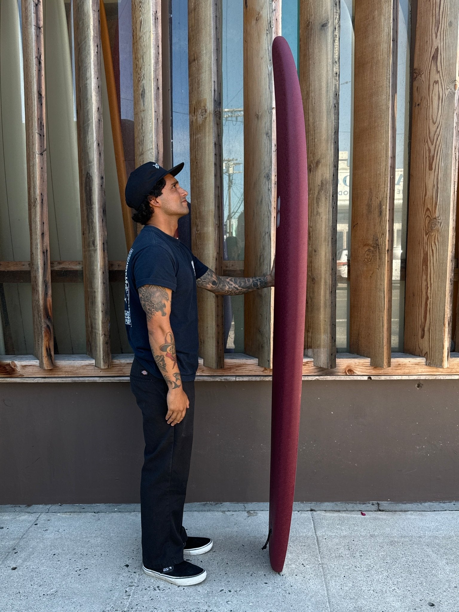 7'0 88 Surfboard - Burgundy - Mollusk Surf Shop