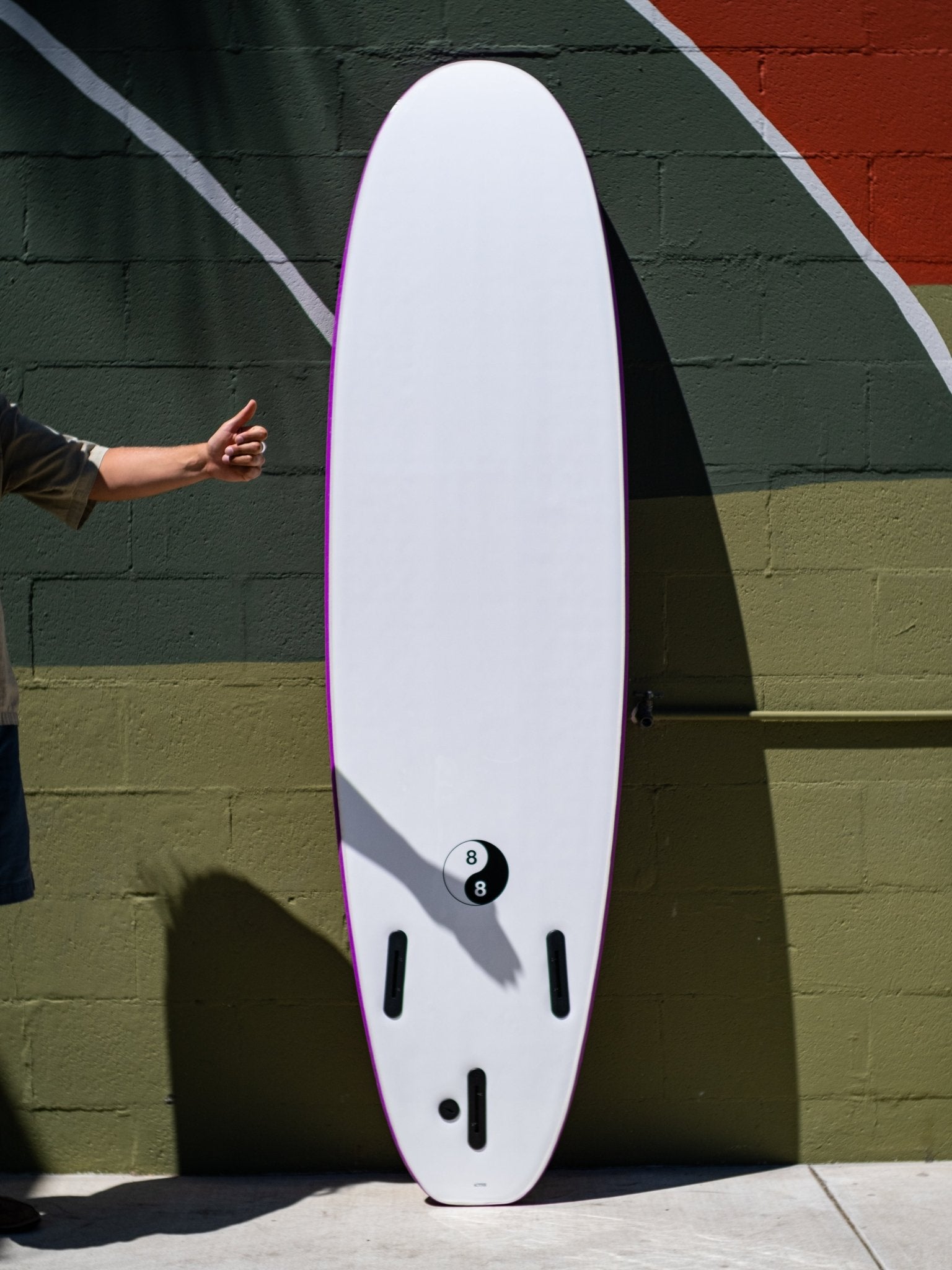7'0 88 Surfboard ~ Purple/White - Mollusk Surf Shop