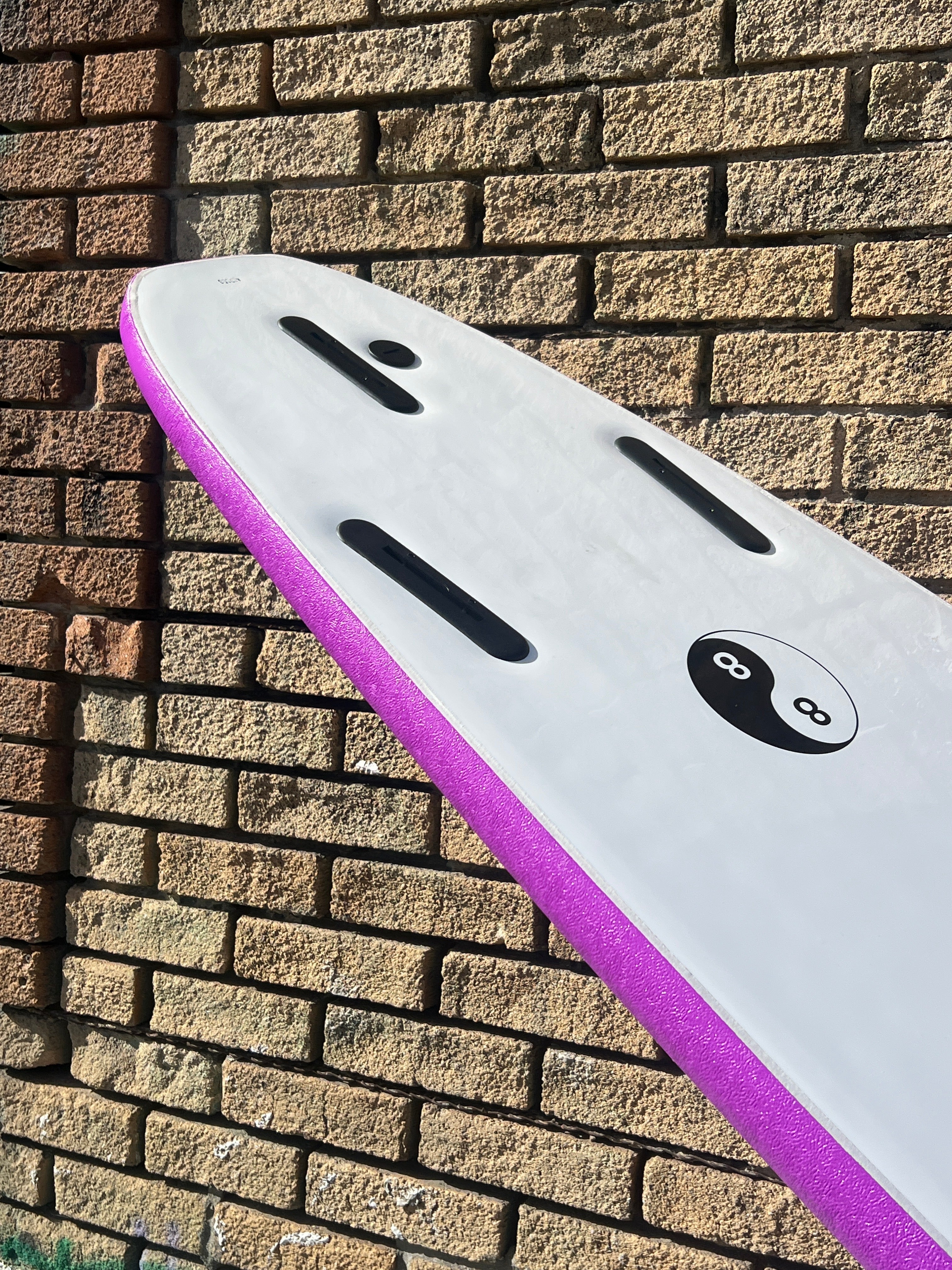 7'0 88 Surfboard ~ Purple/White - Mollusk Surf Shop - description