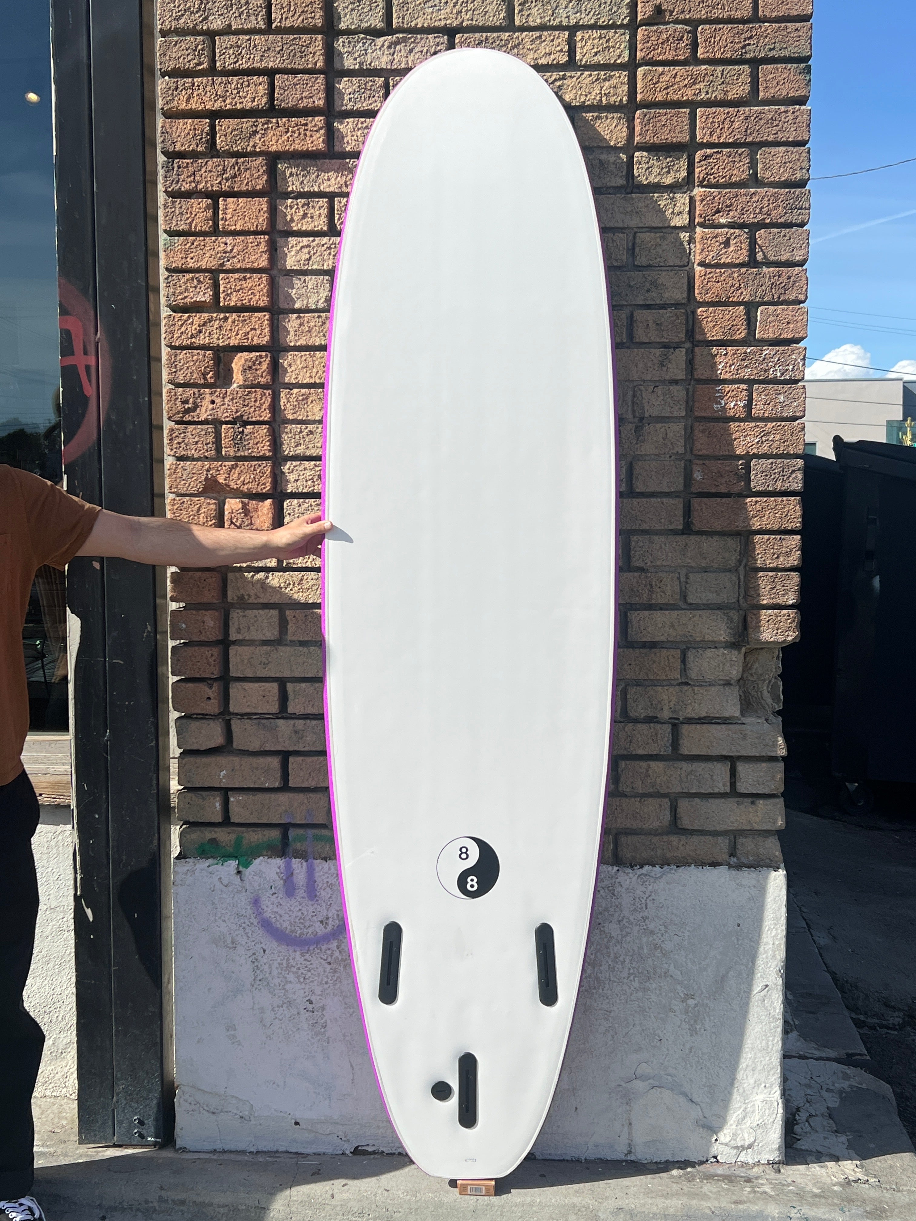 7'0 88 Surfboard ~ Purple/White - Mollusk Surf Shop