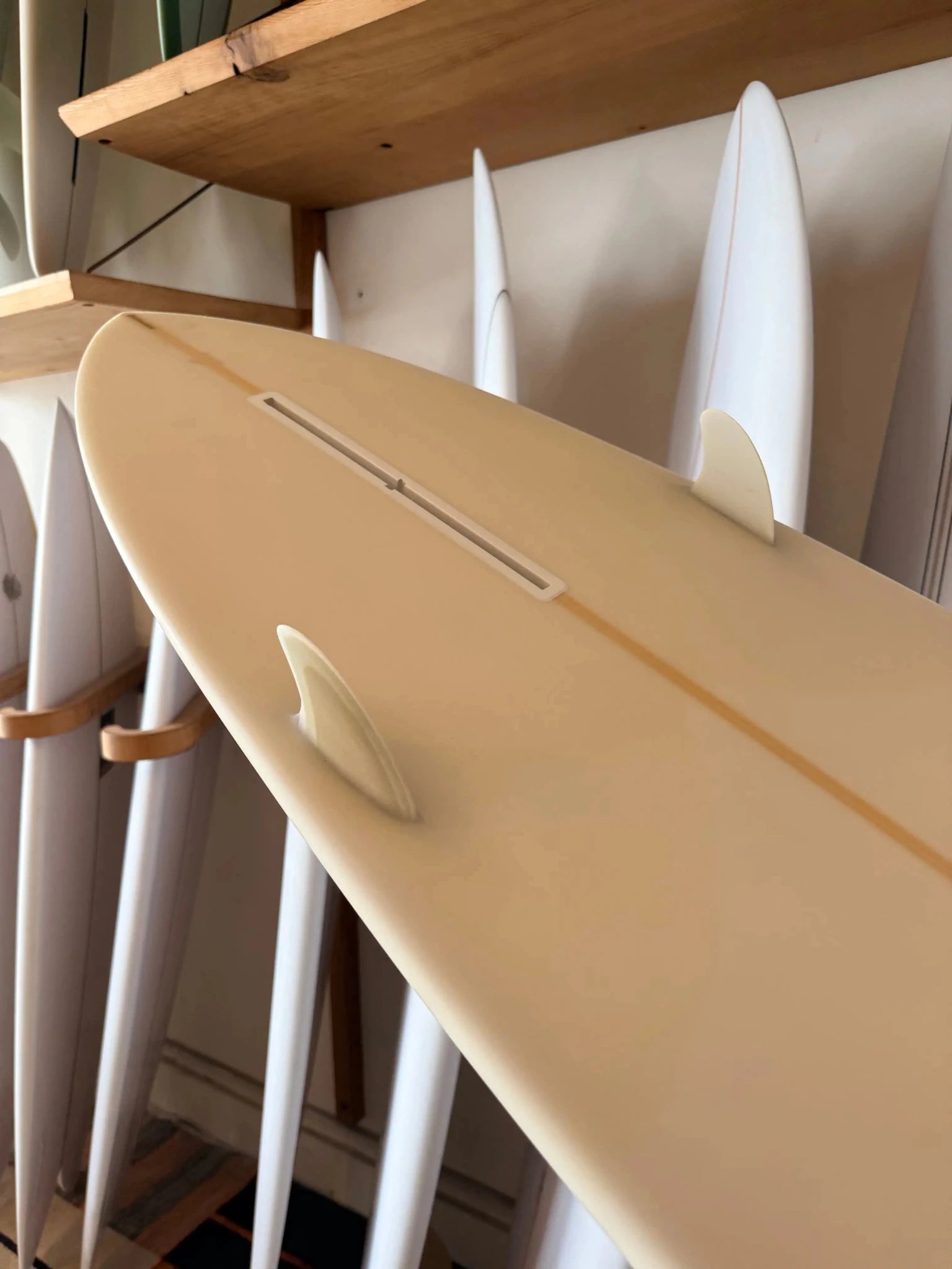 7'5 Jeff Svoboda Single Fin/Side bites - Mollusk Surf Shop - description