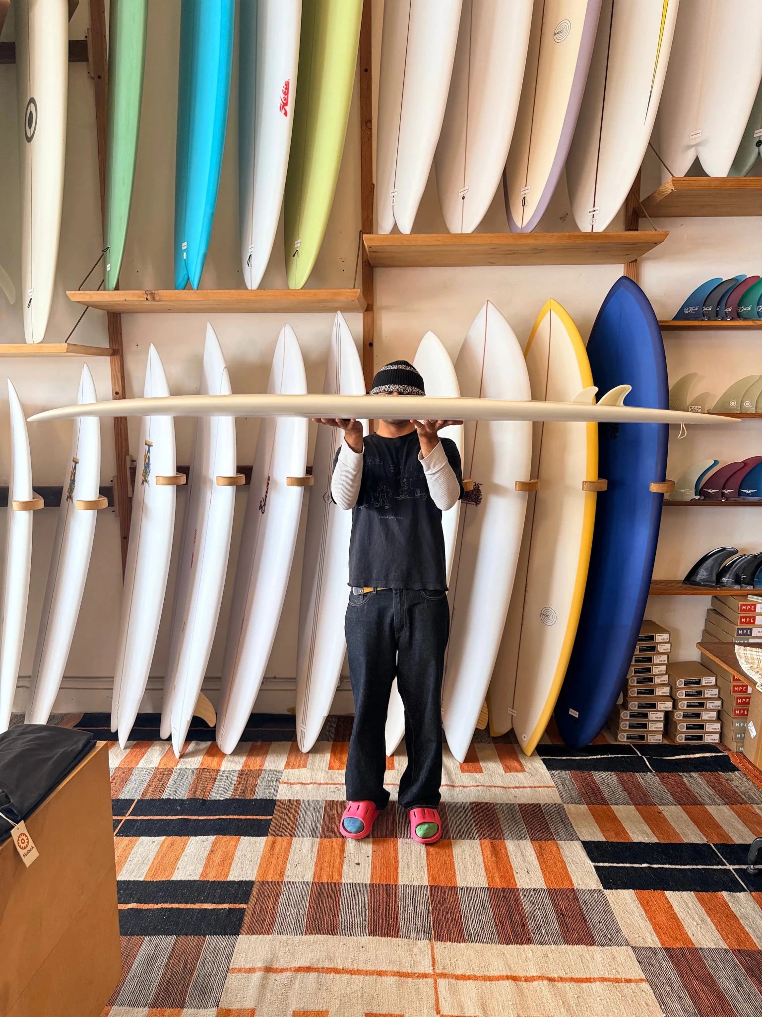 7'5 Jeff Svoboda Single Fin/Side bites - Mollusk Surf Shop