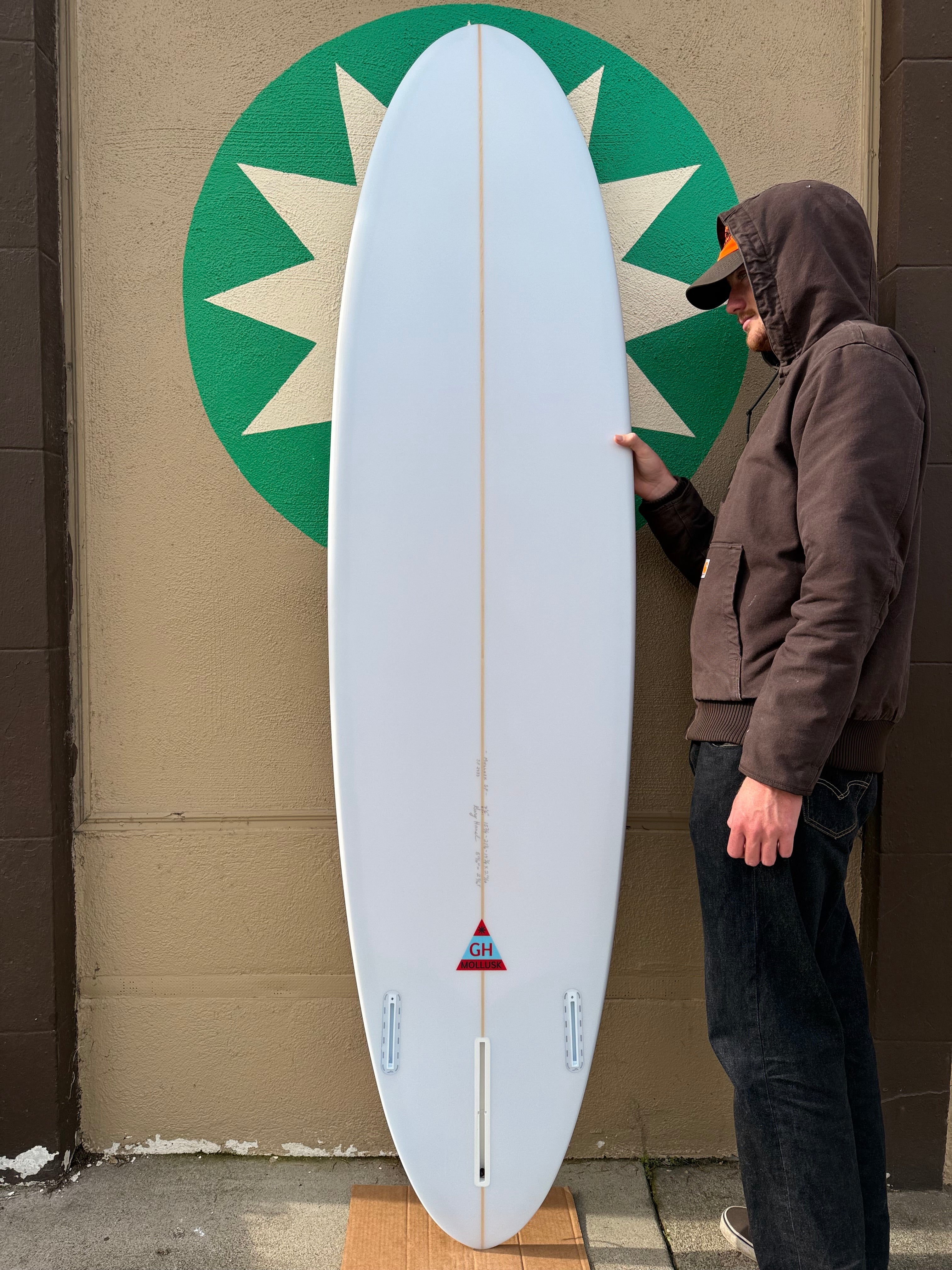 7'6 Hanel Egg 2 + 1 - Mollusk Surf Shop