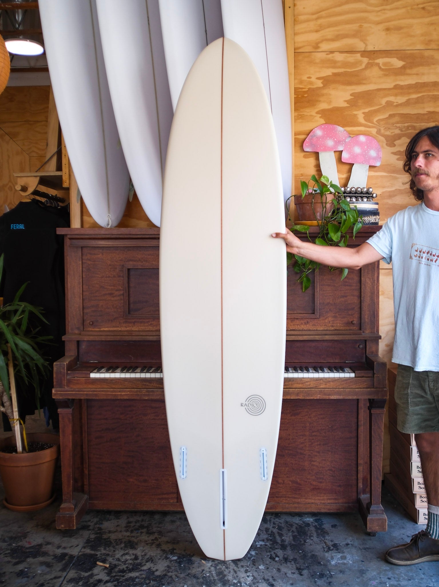 7'6 Radio Diamond Tail 2+1 - Mollusk Surf Shop
