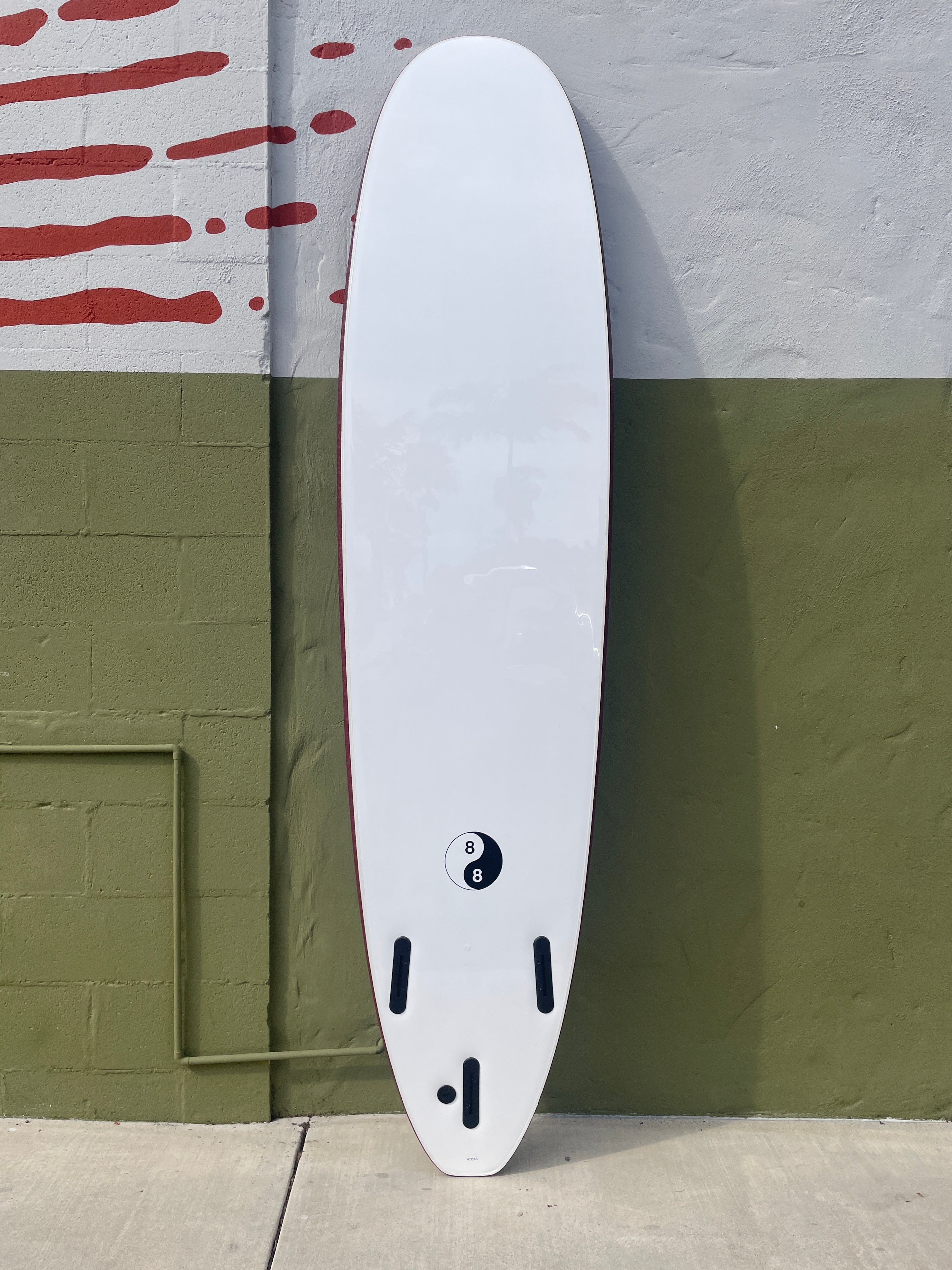 8'0 88 Soft Top - Maroon - Mollusk Surf Shop