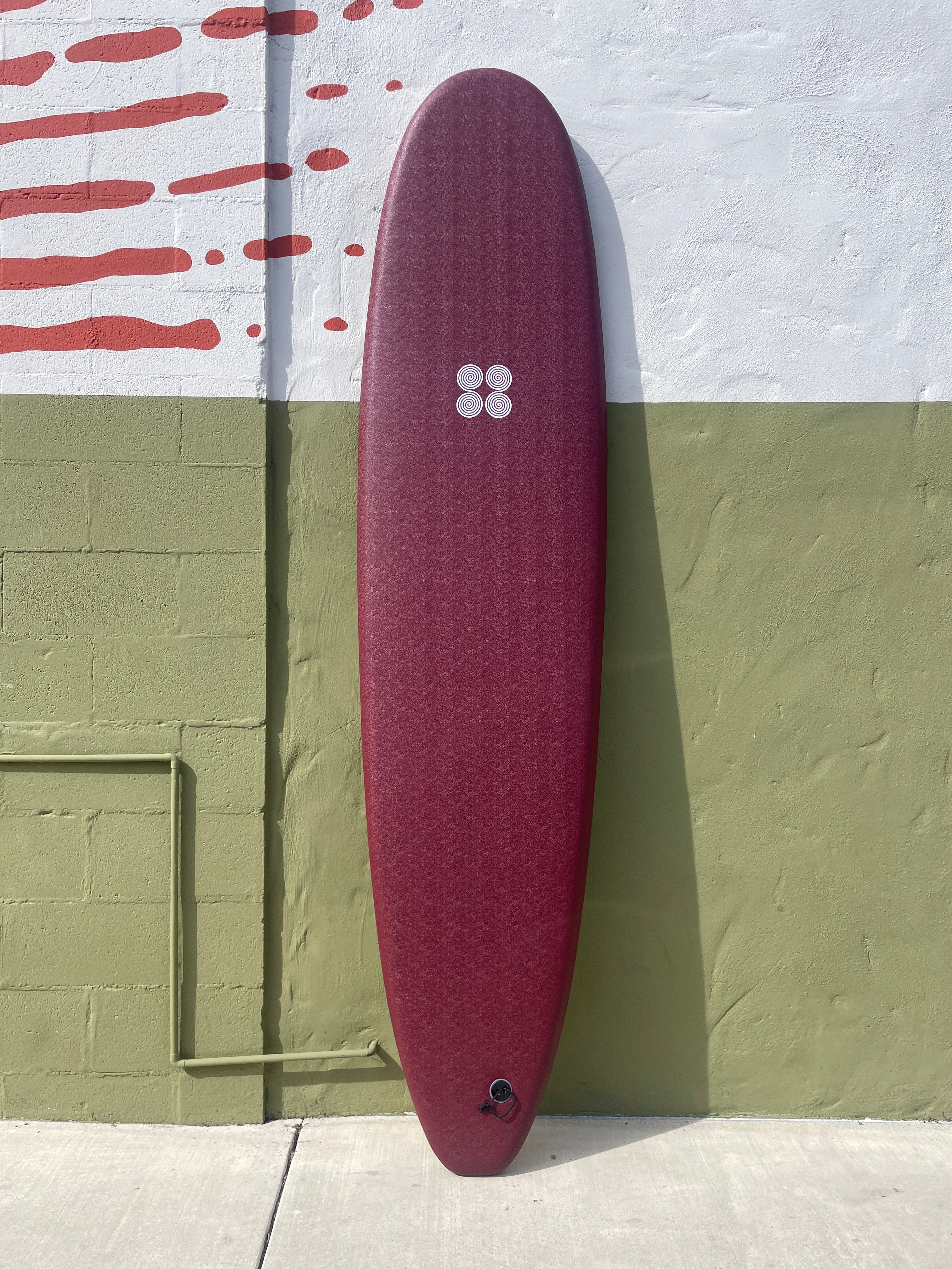 8'0 88 Soft Top - Maroon - Mollusk Surf Shop