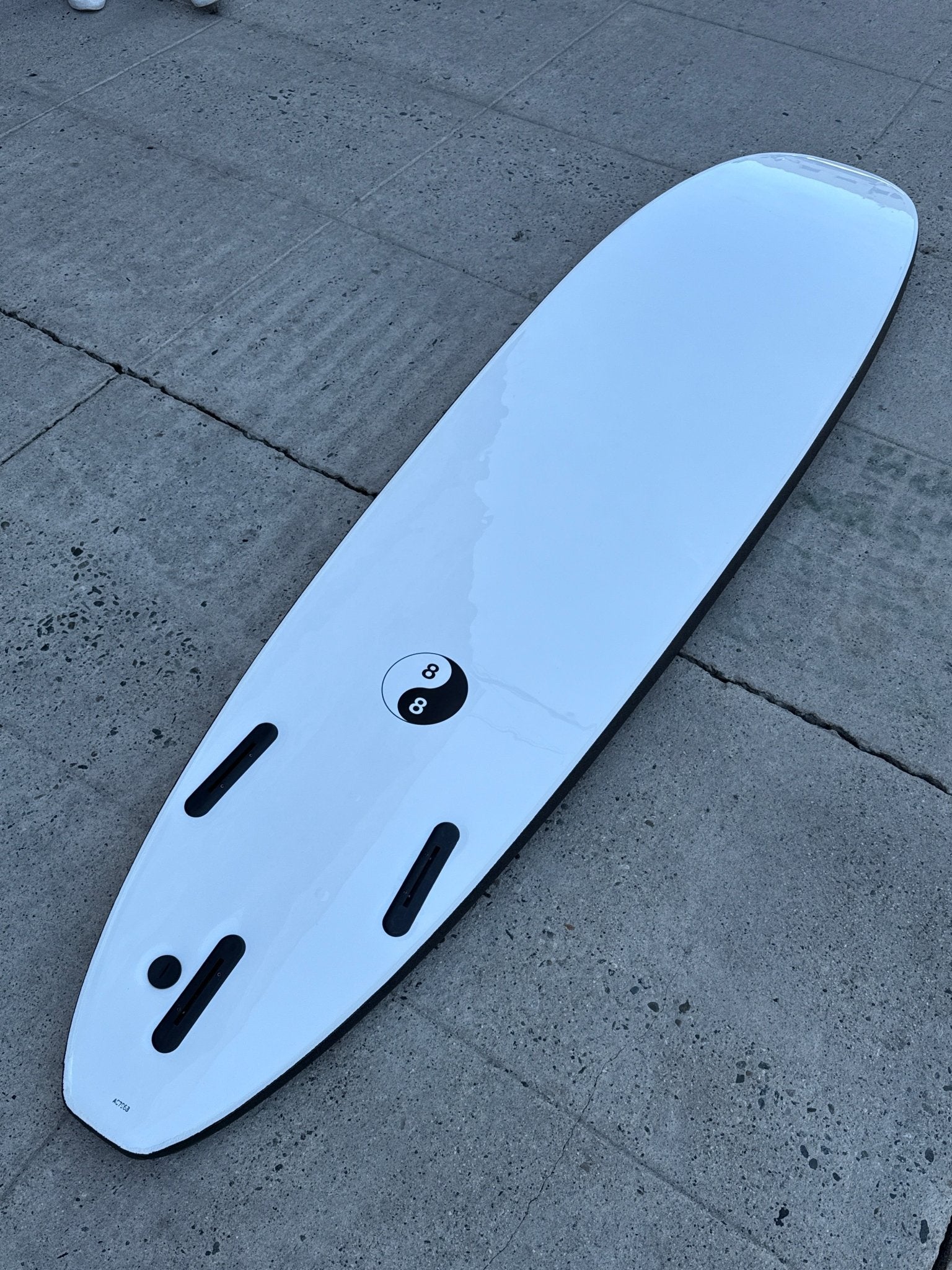 8'0 88 Surfboard ~ Black/Black - Mollusk Surf Shop