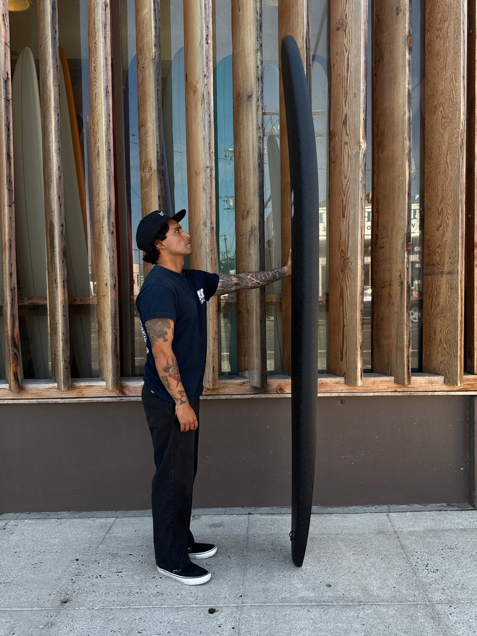 8'0 88 Surfboard ~ Black/Black - Mollusk Surf Shop