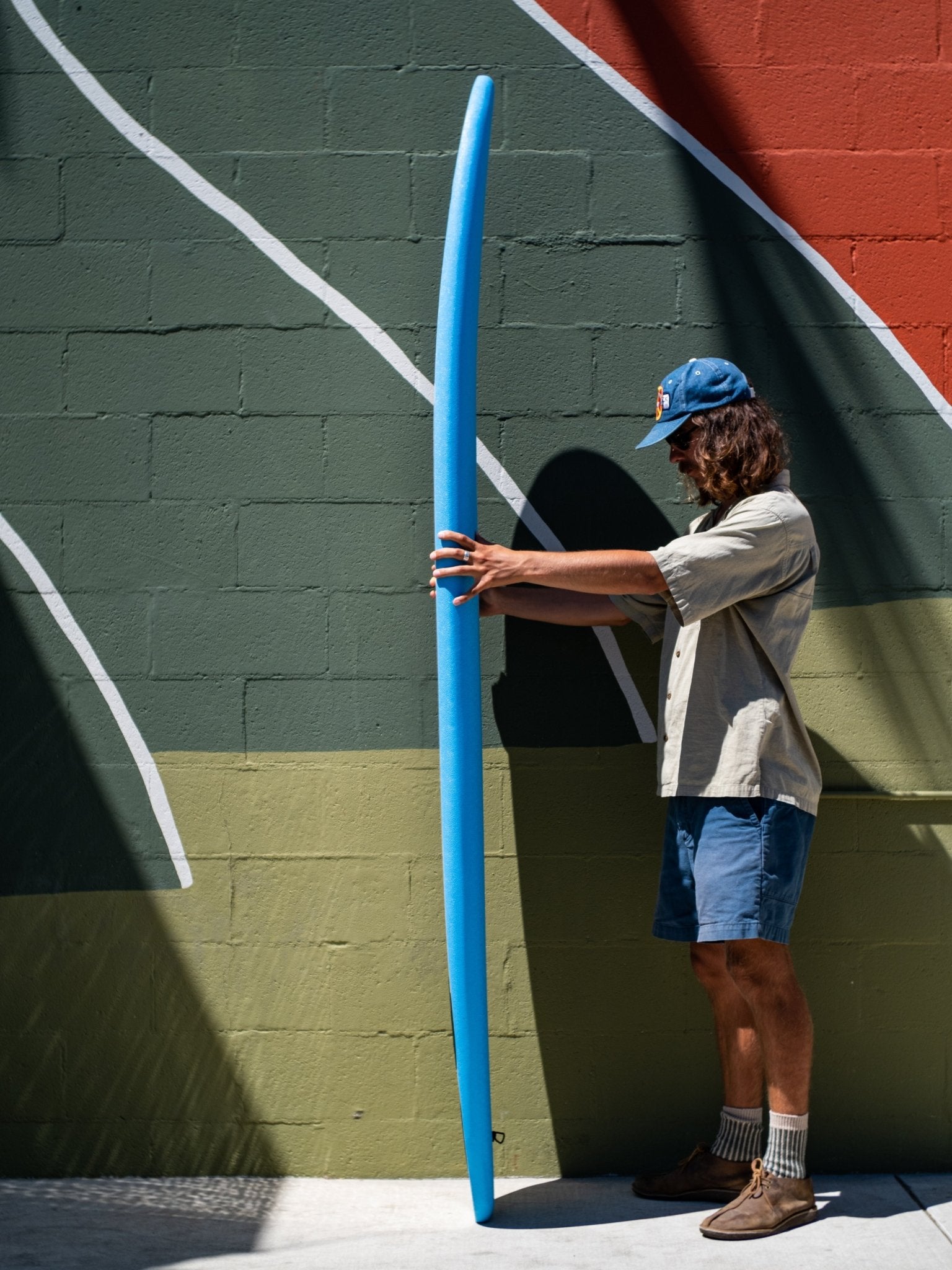 8'0 88 Surfboard ~ Blue/White - Mollusk Surf Shop