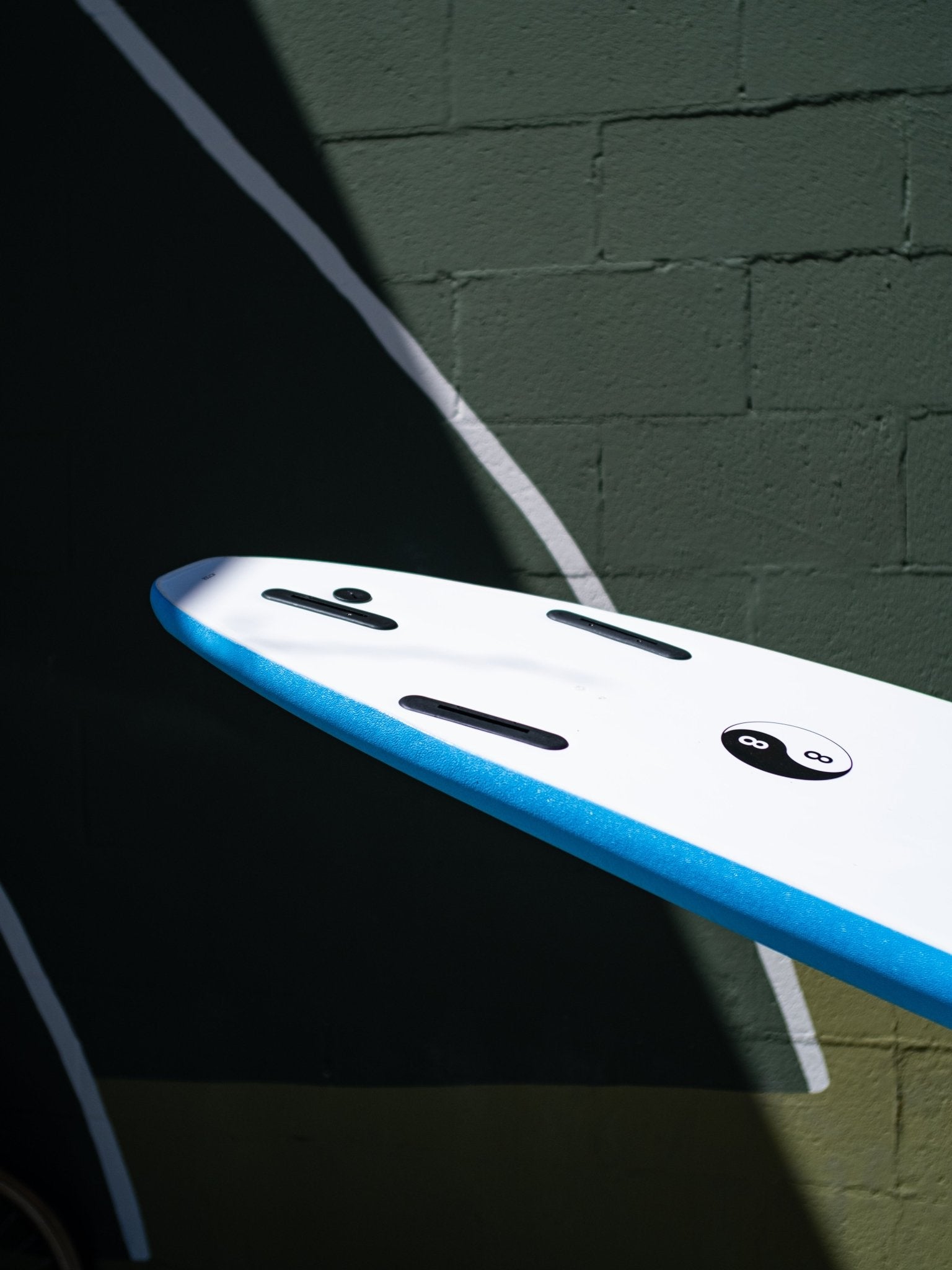 8'0 88 Surfboard ~ Blue/White - Mollusk Surf Shop - description