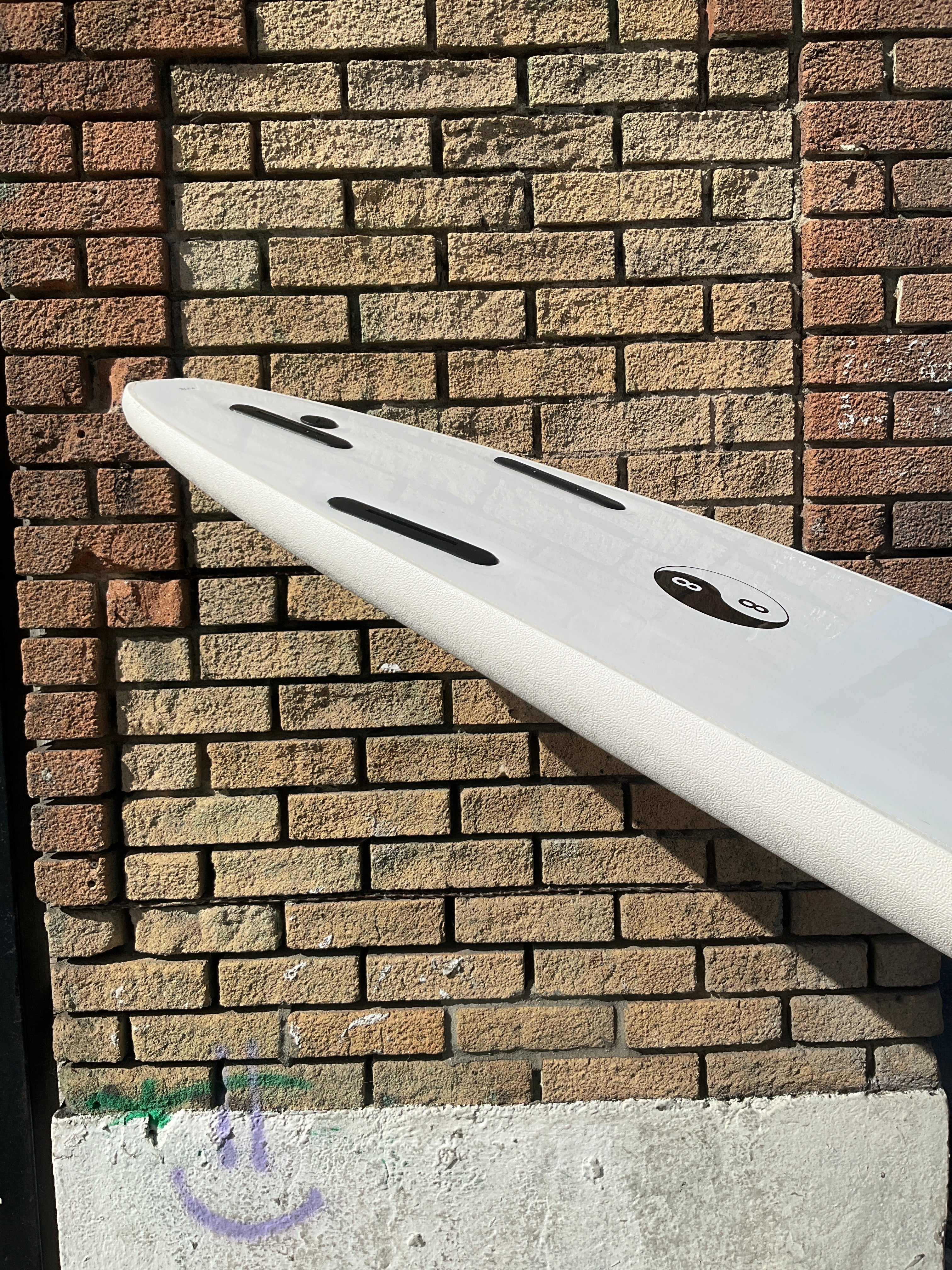 8'0 88 Surfboard ~ White/White - Mollusk Surf Shop