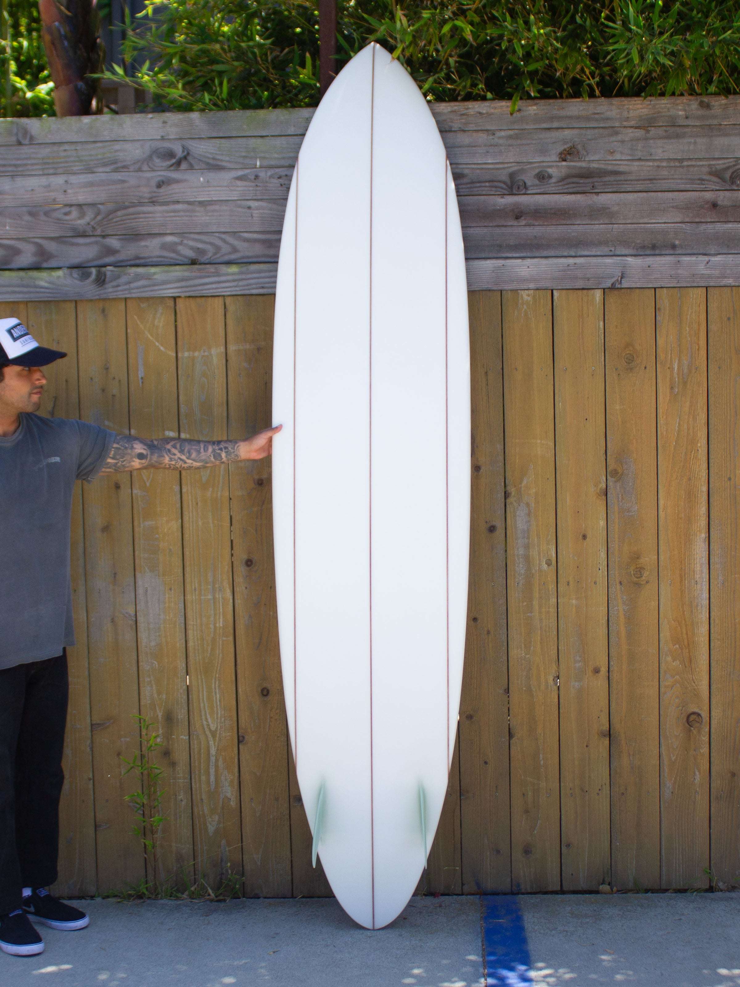 8'2 Jeff Svoboda Twin Fin Triple Stringer - Mollusk Surf Shop