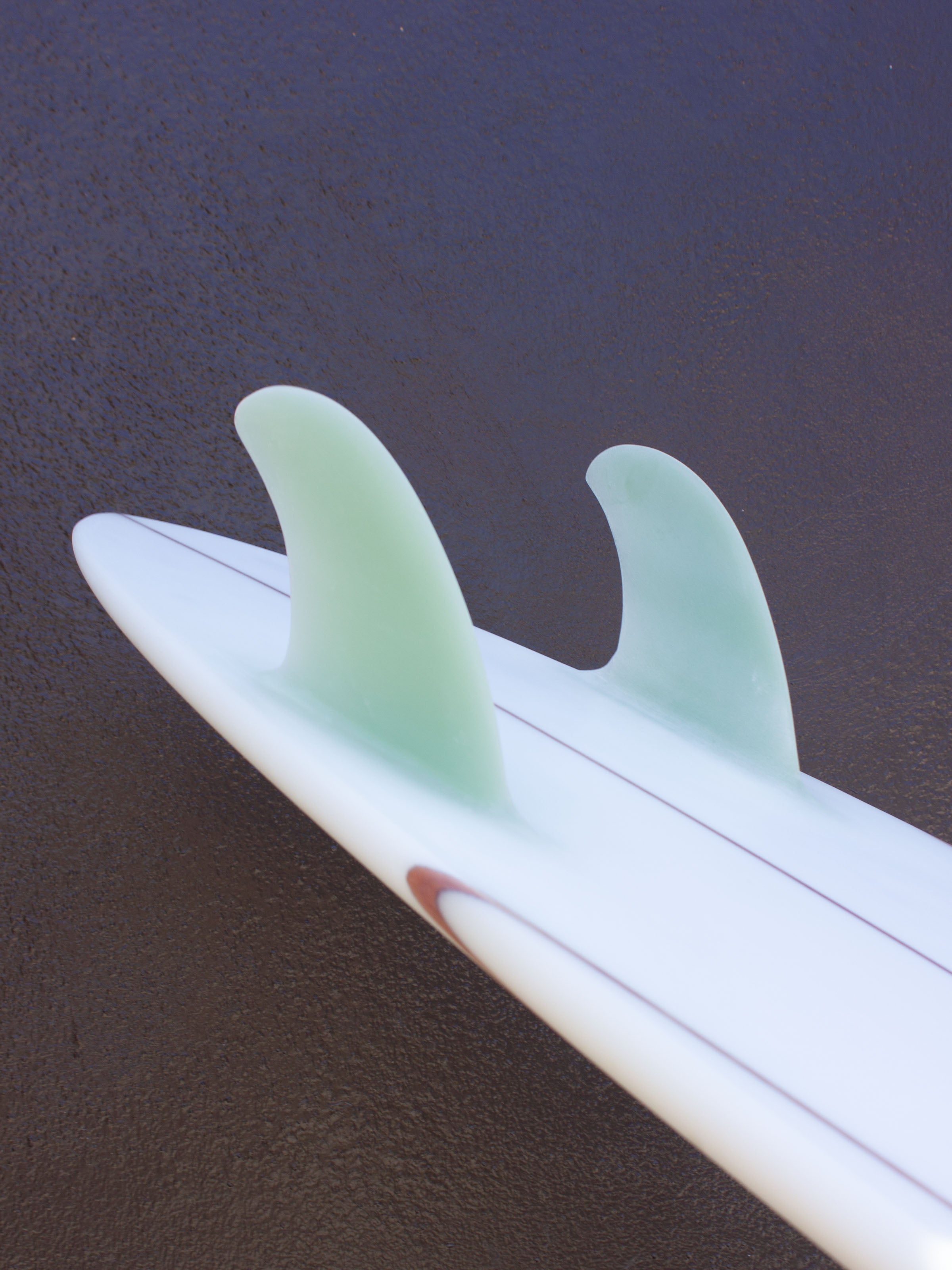 8'2 Jeff Svoboda Twin Fin Triple Stringer - Mollusk Surf Shop - description