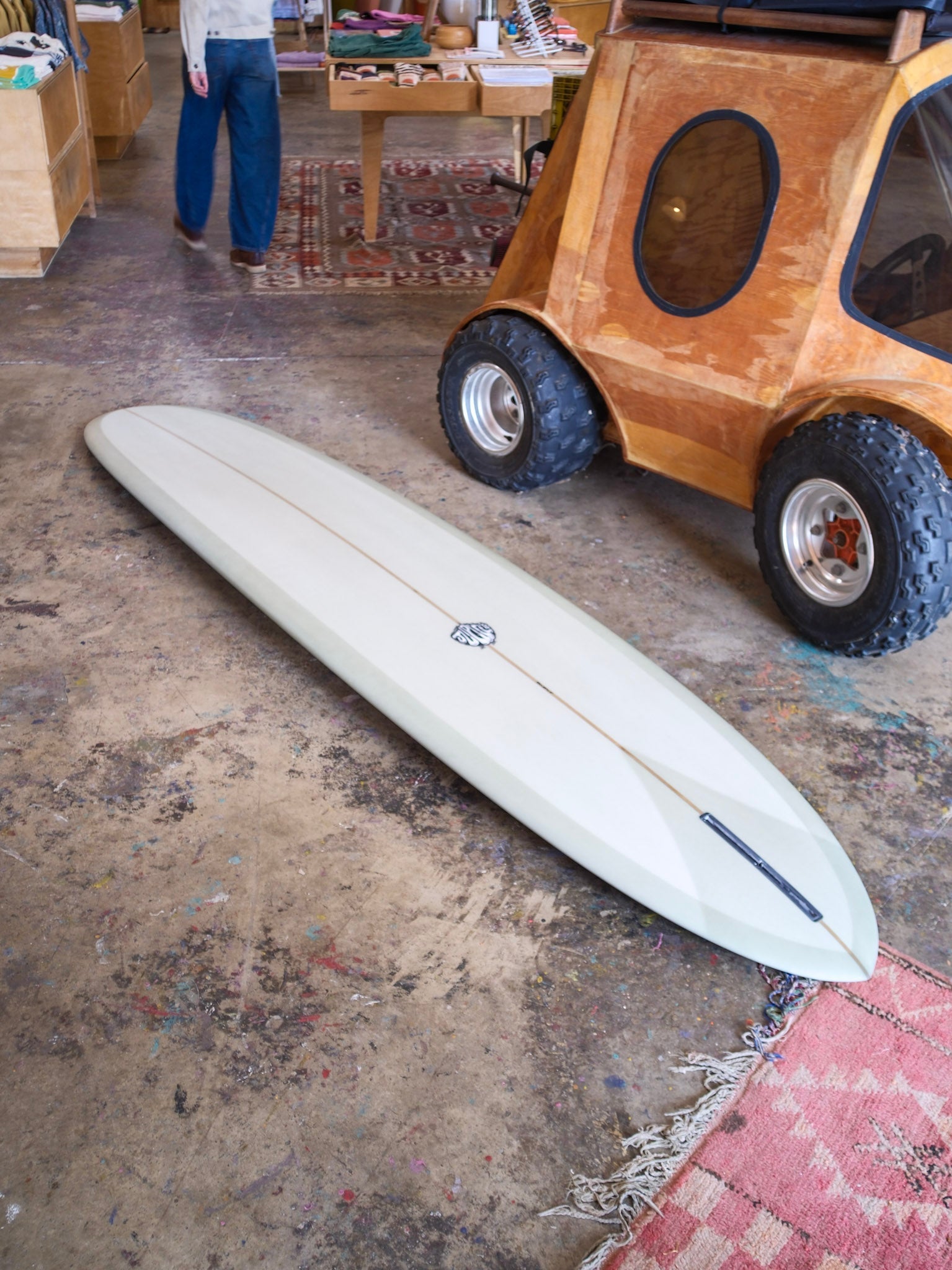 9'6 Jupiter Hipped Pintail Noserider - Mollusk Surf Shop
