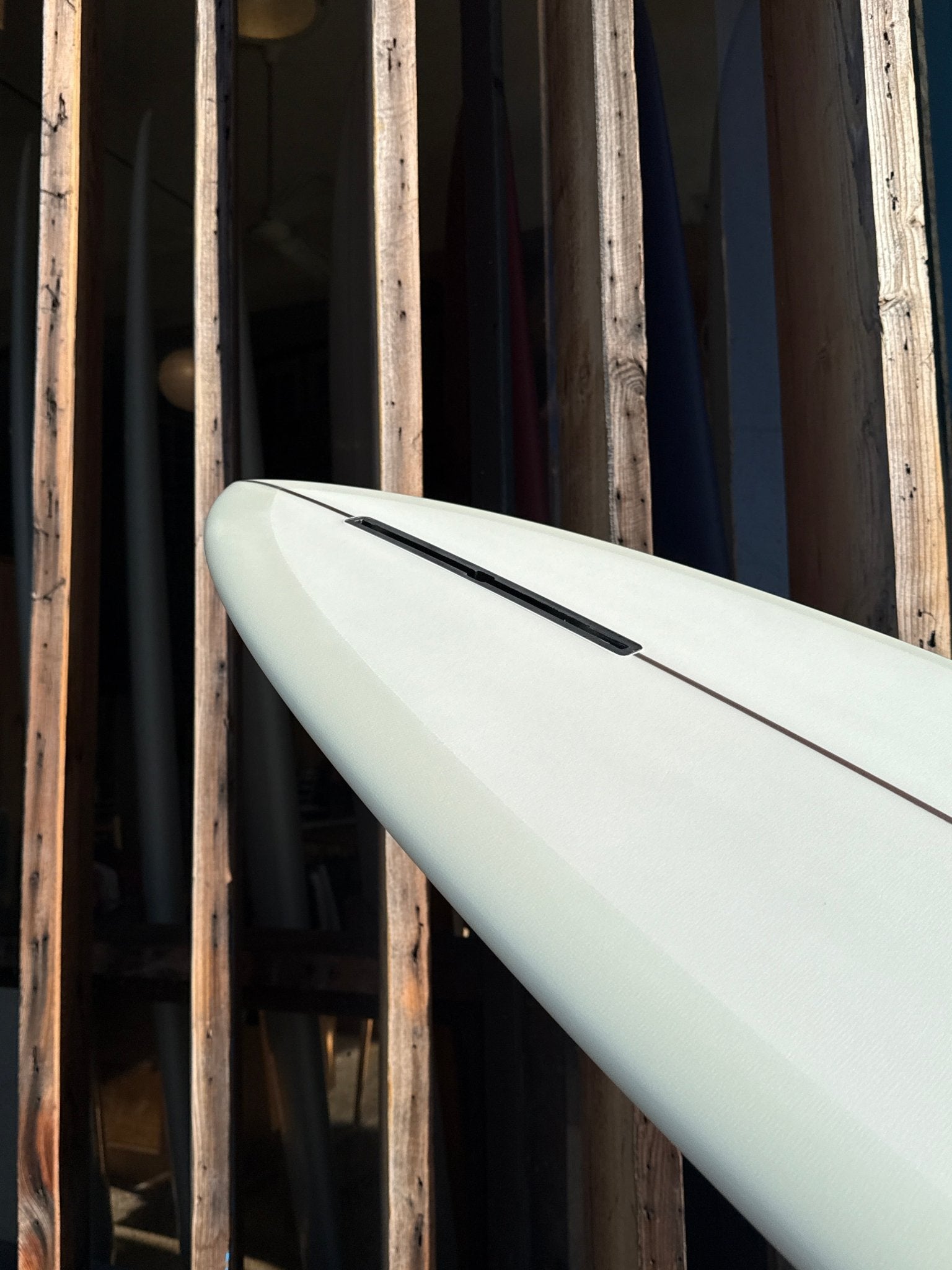 9'9 Tyler Centerfold Clear - Mollusk Surf Shop - description