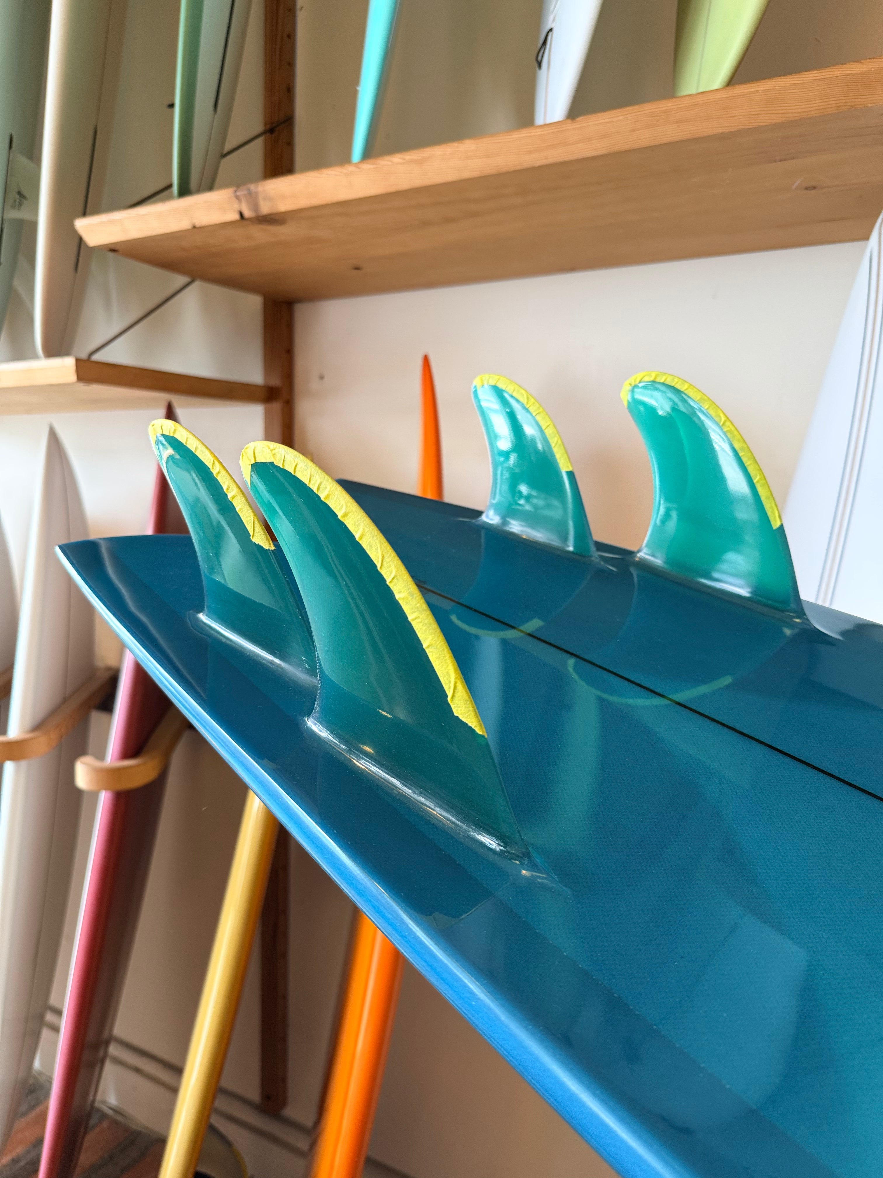 6'6 Steve Lis Designs Quad Fish - description