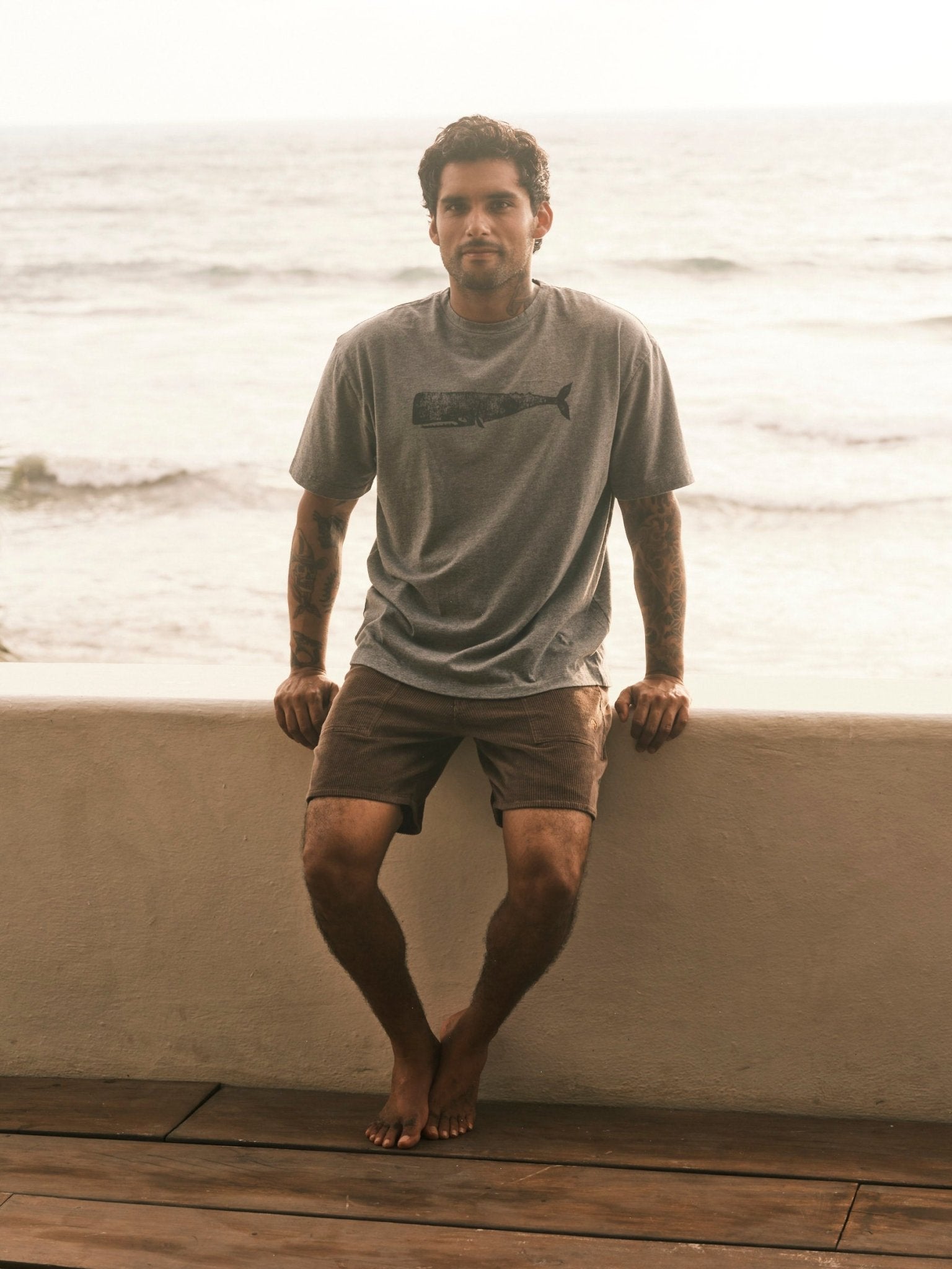 Big Whale Tee - S - Mollusk Surf Shop