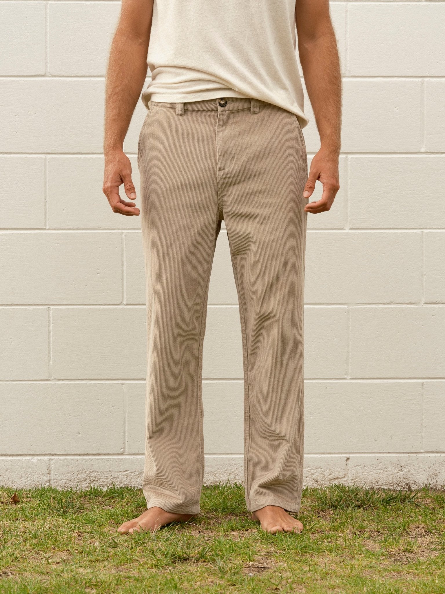 Boat Pants - Dark Moss Corduroy - Mollusk Surf Shop