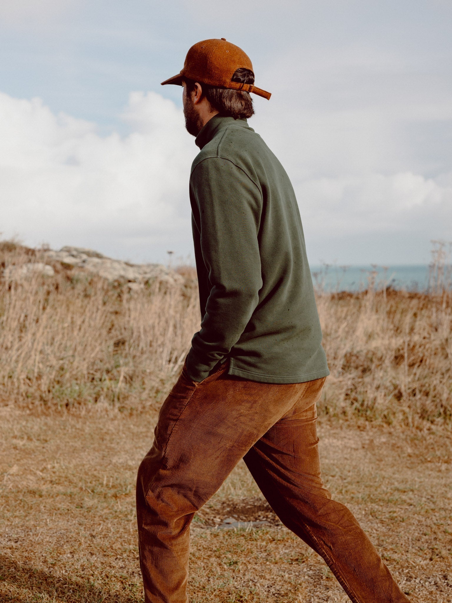 Boat Pants - Dark Moss Corduroy - Mollusk Surf Shop