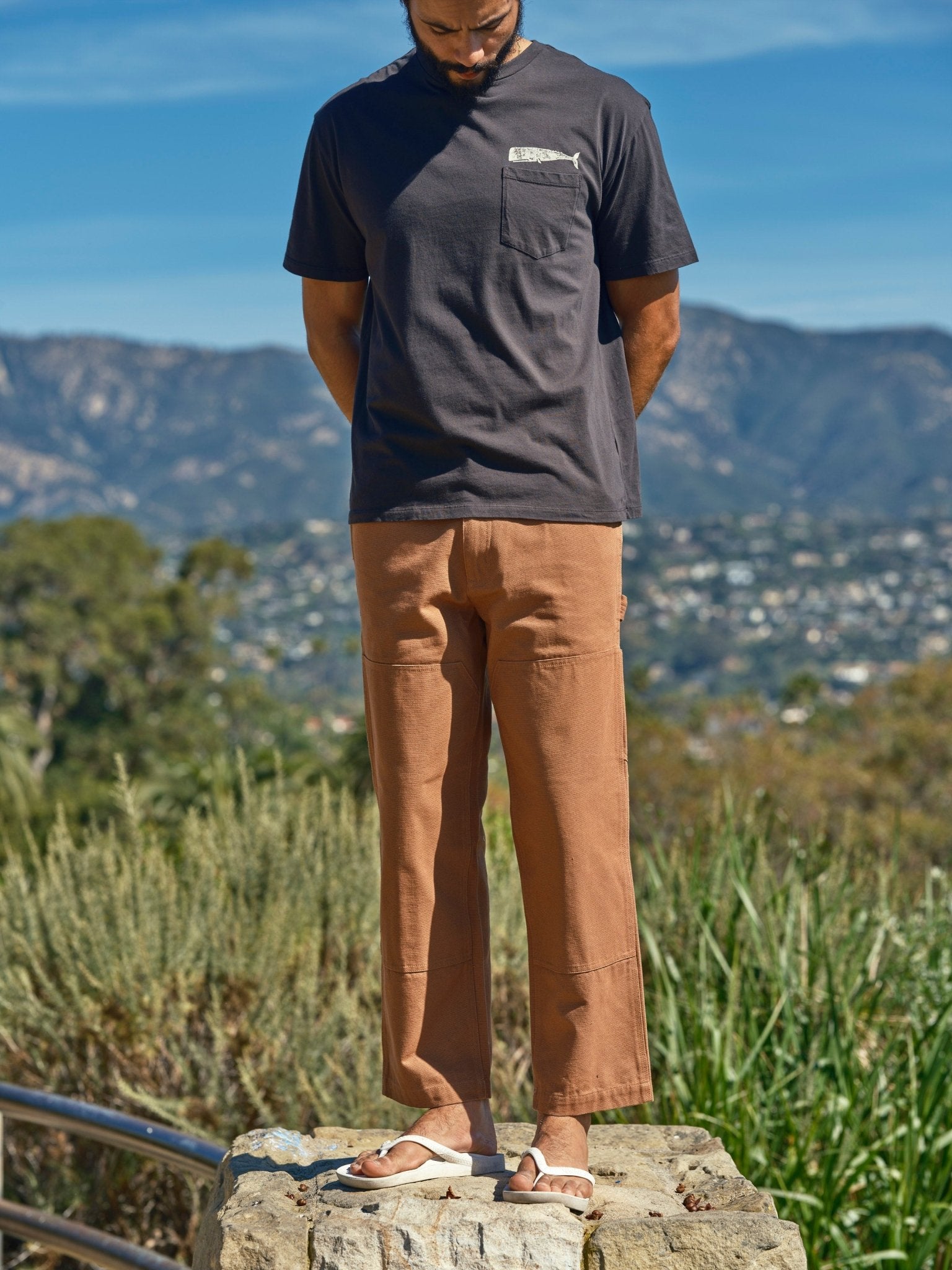 Canvas Work Pants - Almond - Mollusk Surf Shop
