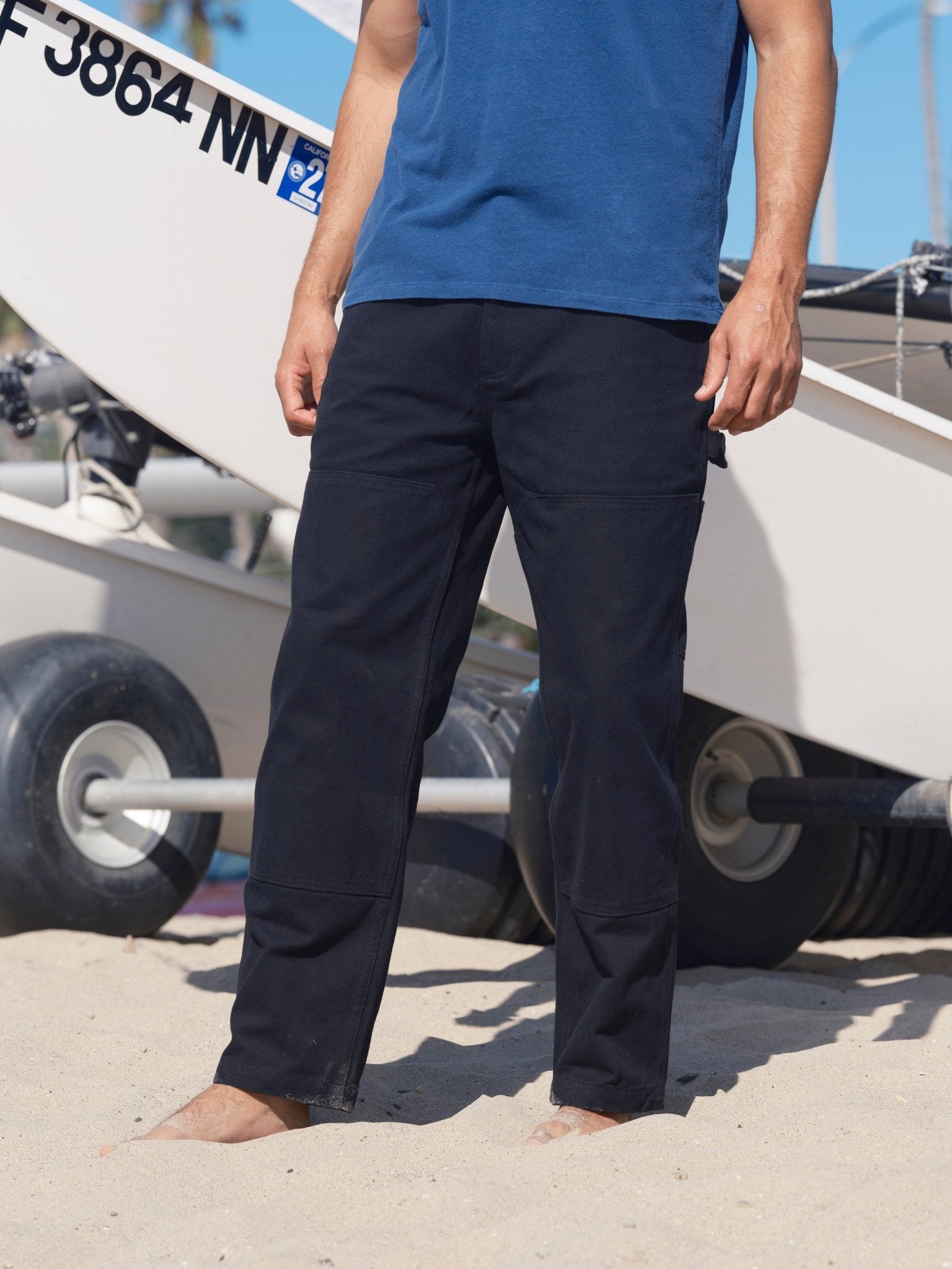 Canvas Work Pants - Black - Mollusk Surf Shop