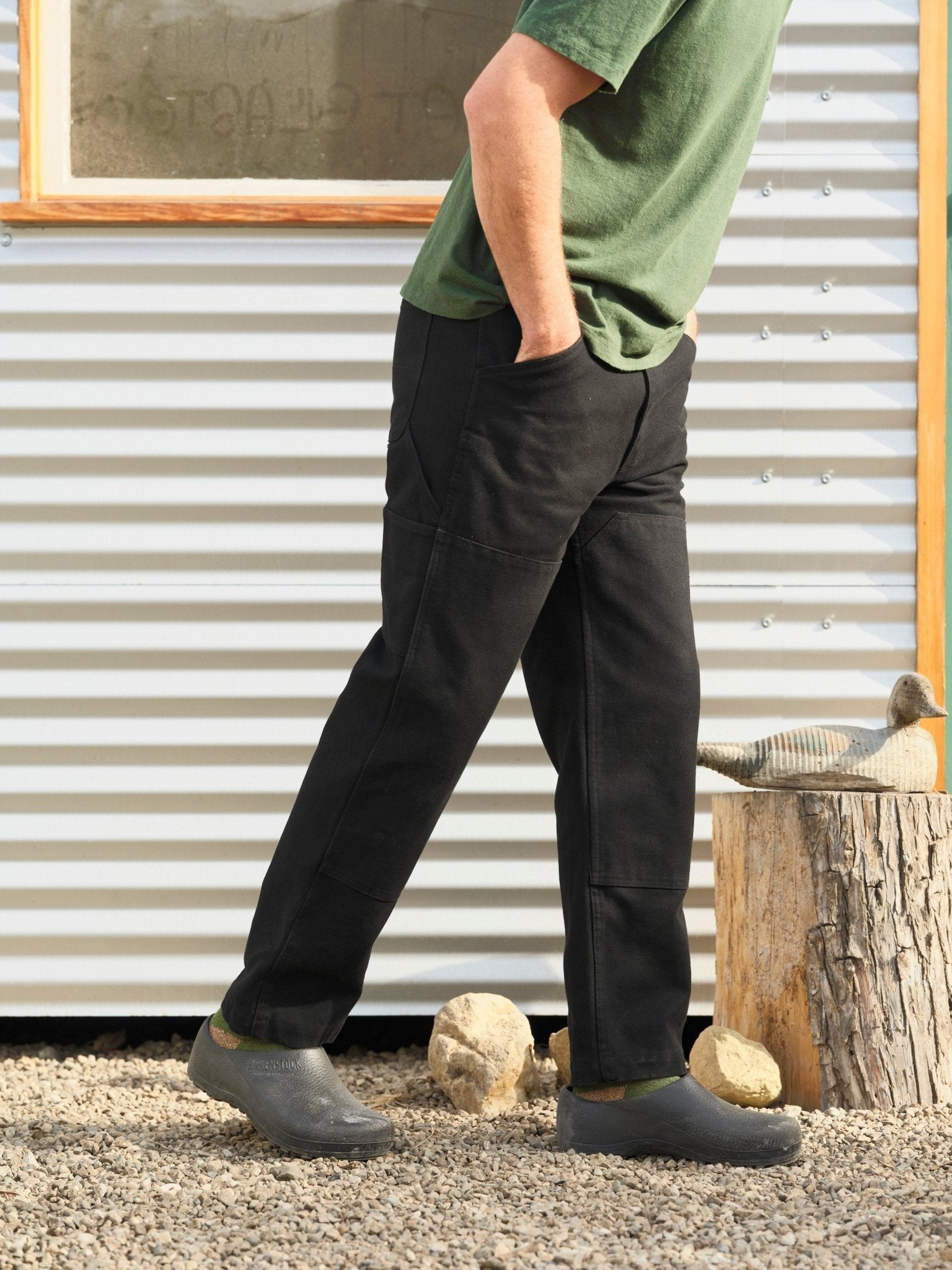 Canvas Work Pants - Black - Mollusk Surf Shop