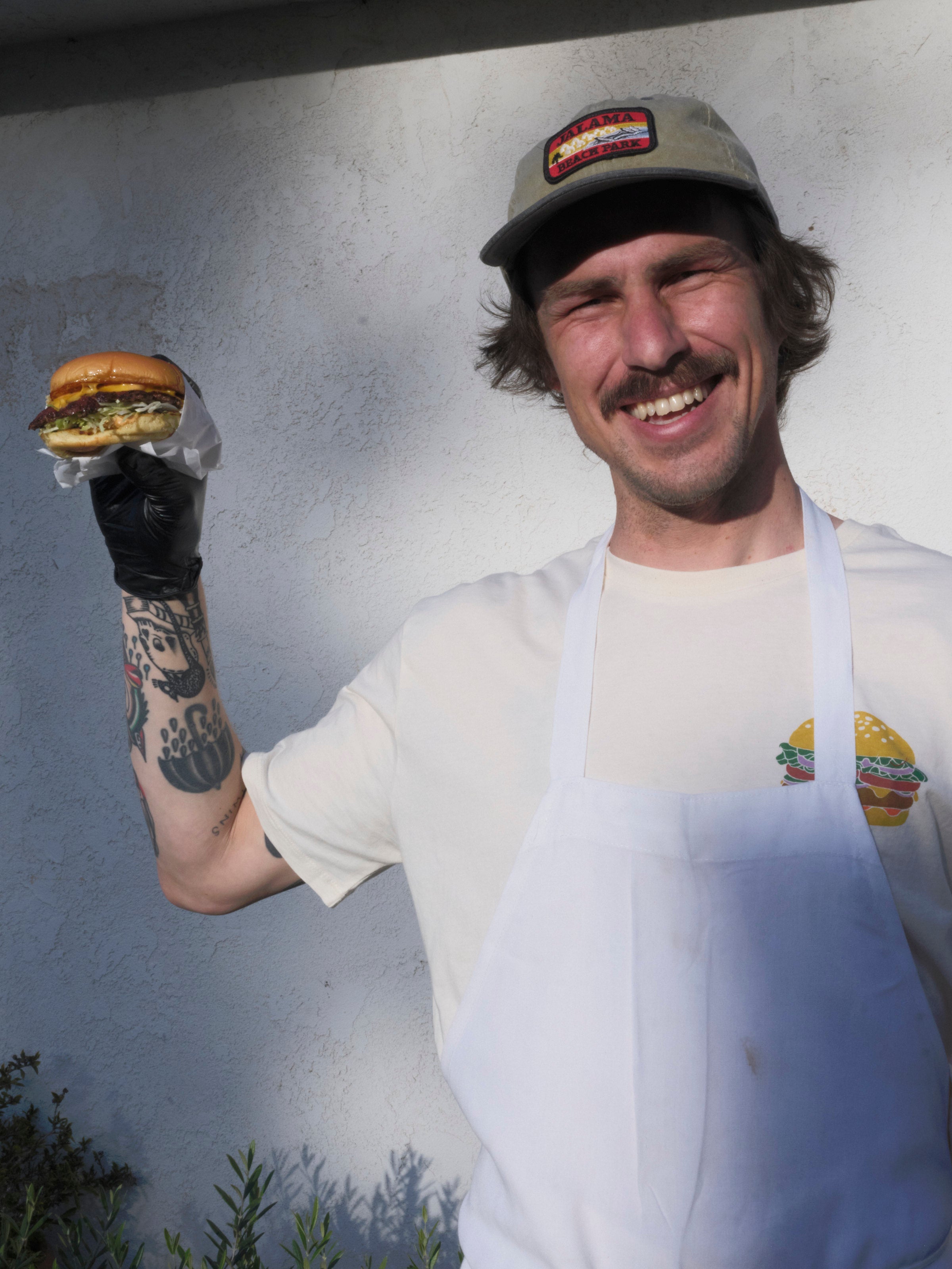Cheeseburger Tee - S - Mollusk Surf Shop