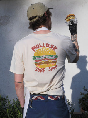 Cheeseburger Tee - S - Mollusk Surf Shop