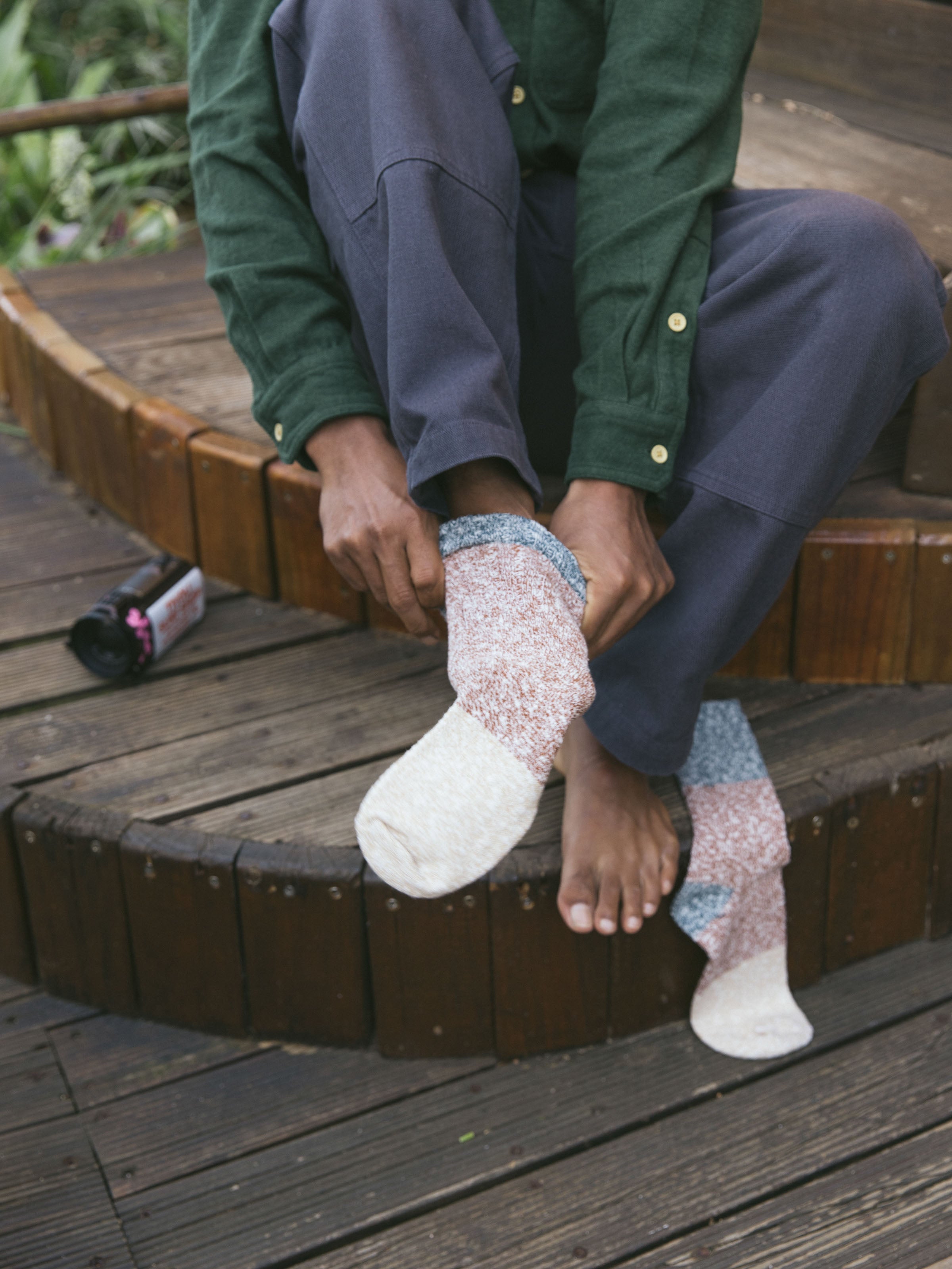 Color Block Utility Sock - S - Mollusk Surf Shop